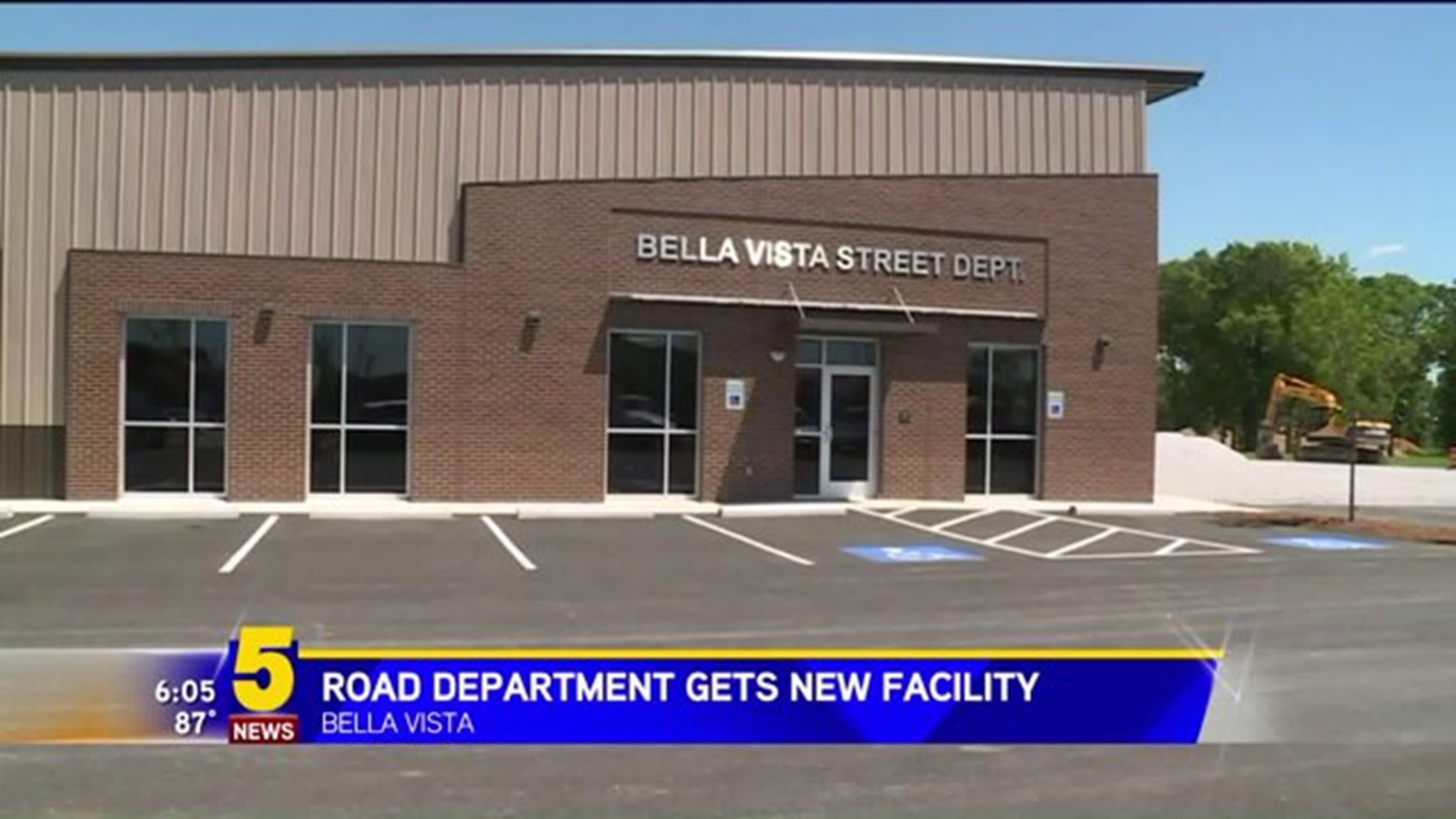 NEW BELLA VISTA STREET DEPARTMENT BUILDING