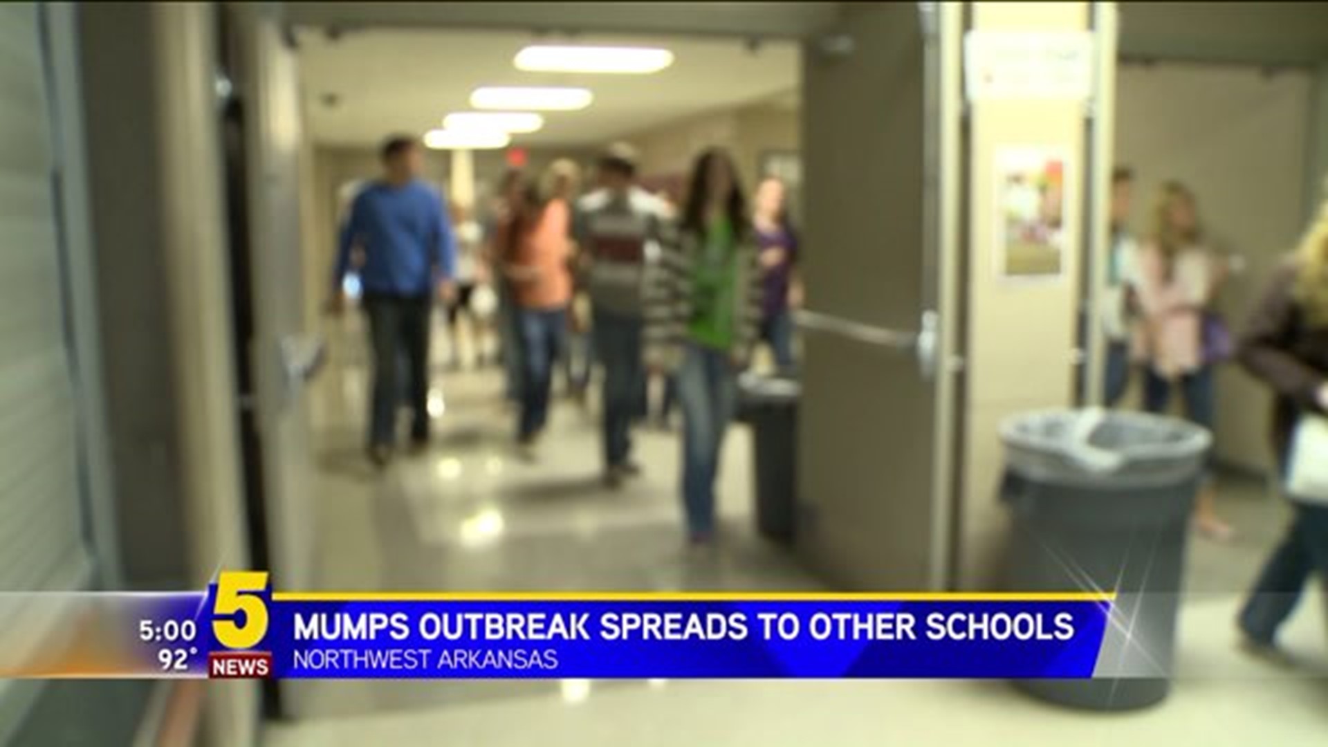MUMPS OUTBREAK SPREADS TO ROGERS