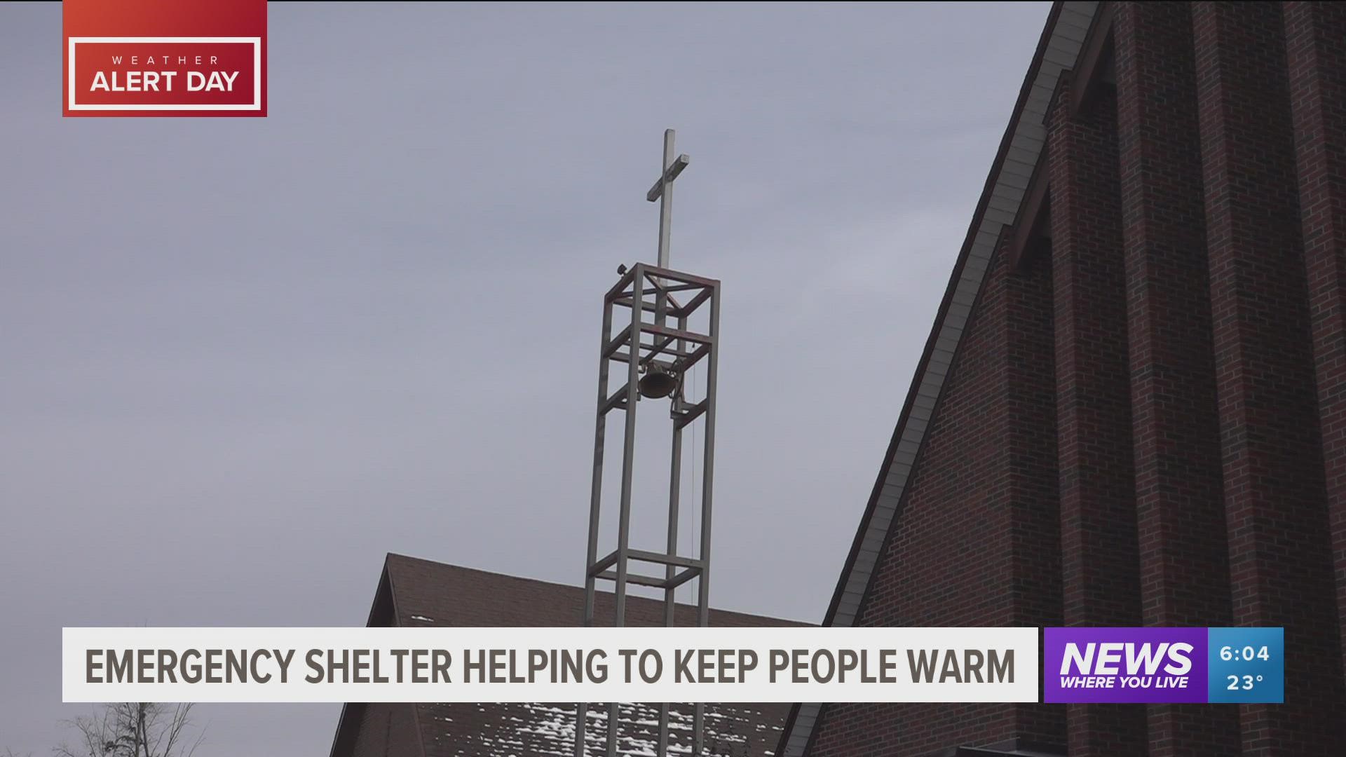 Fayetteville has opened a warming shelter to those in need as below-freezing temperatures hit our area.