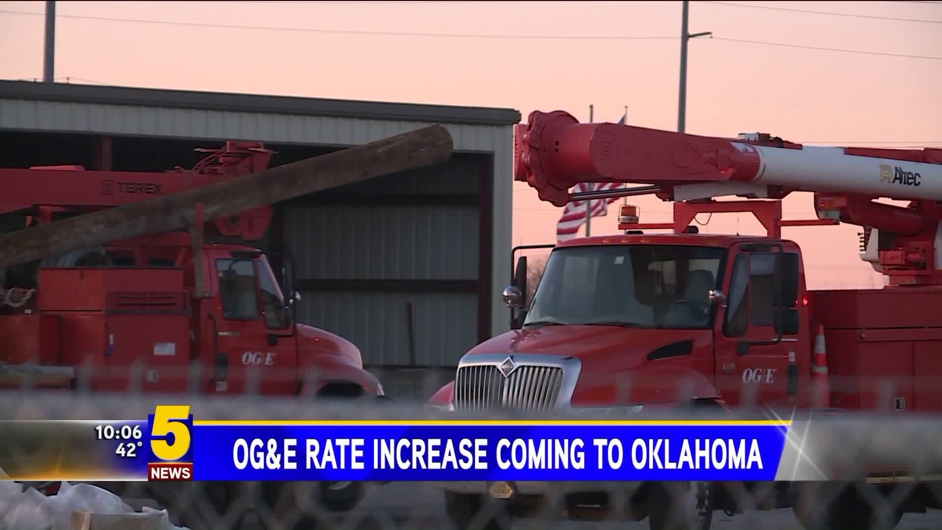 OG&E Rate increase coming to Oklahoma