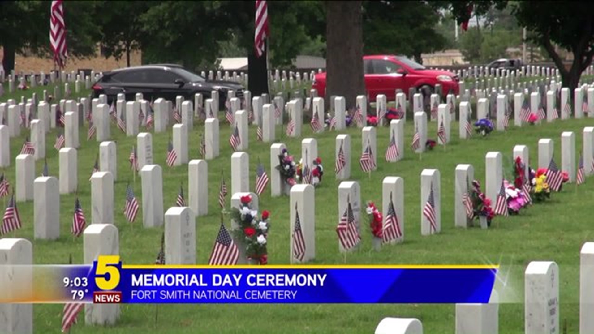MEMORIAL DAY CEREMONY AT THE NATIONAL CEMETERY