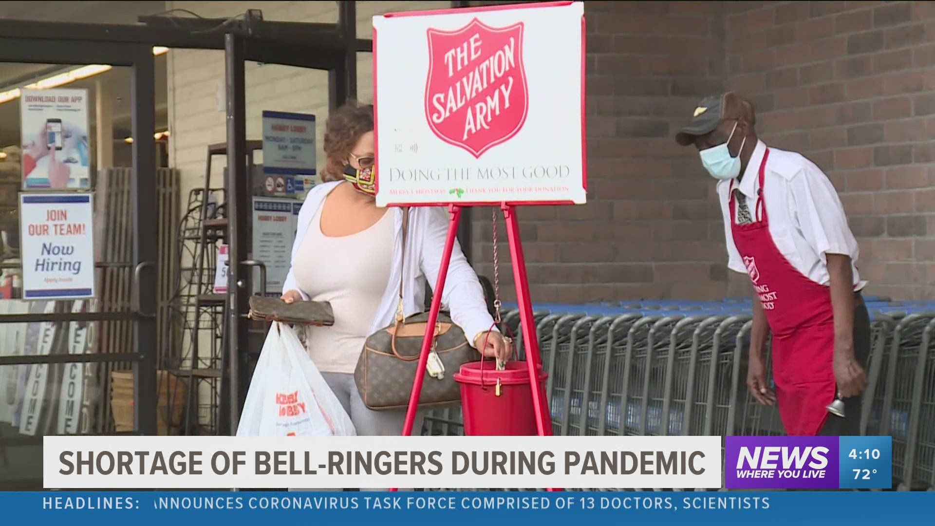 The Salvation Army of Fort Smith Faces a Shortage of Bell Ringers During Coronavirus Pandemic