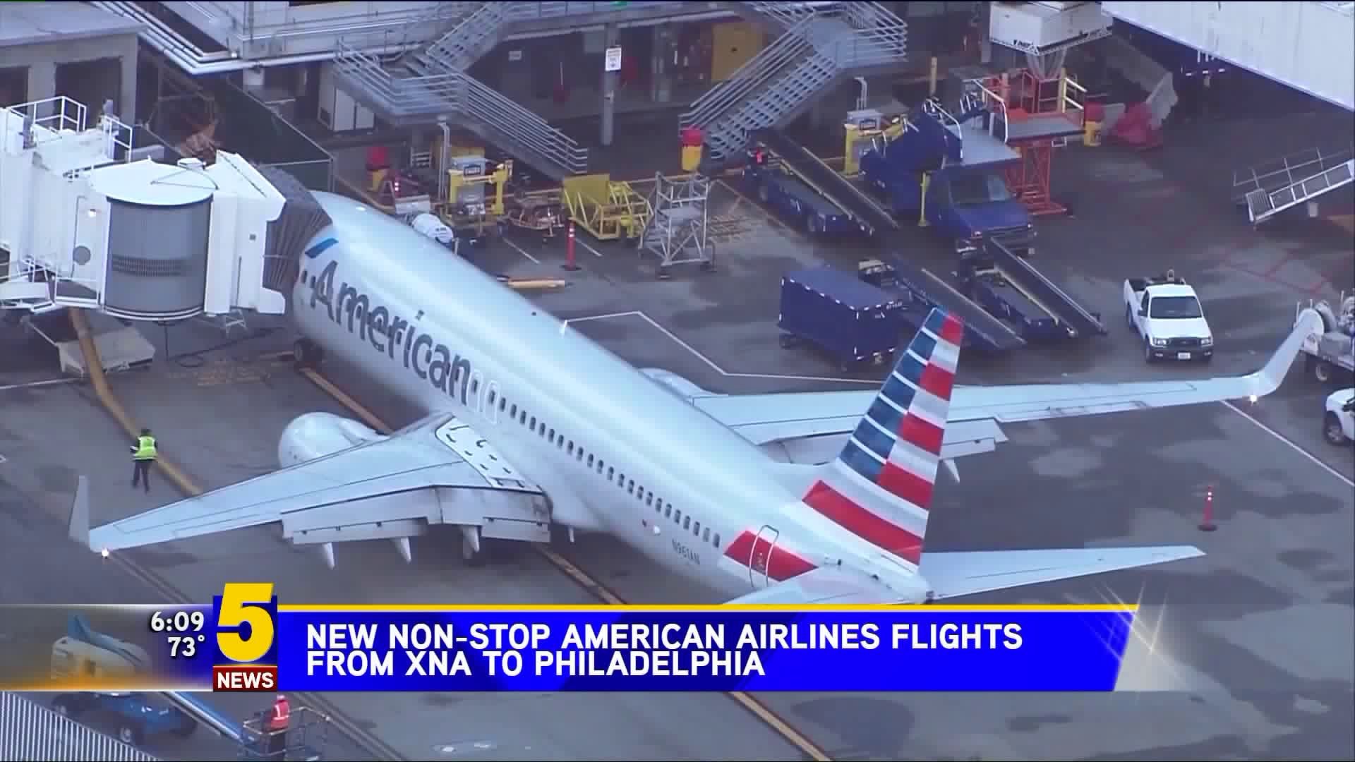 XNA To Offer Flights To Philly Through American Airlines