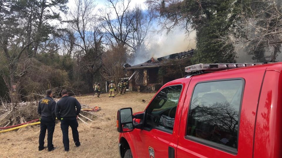 Fayetteville Fire Department On Scene Of House Fire