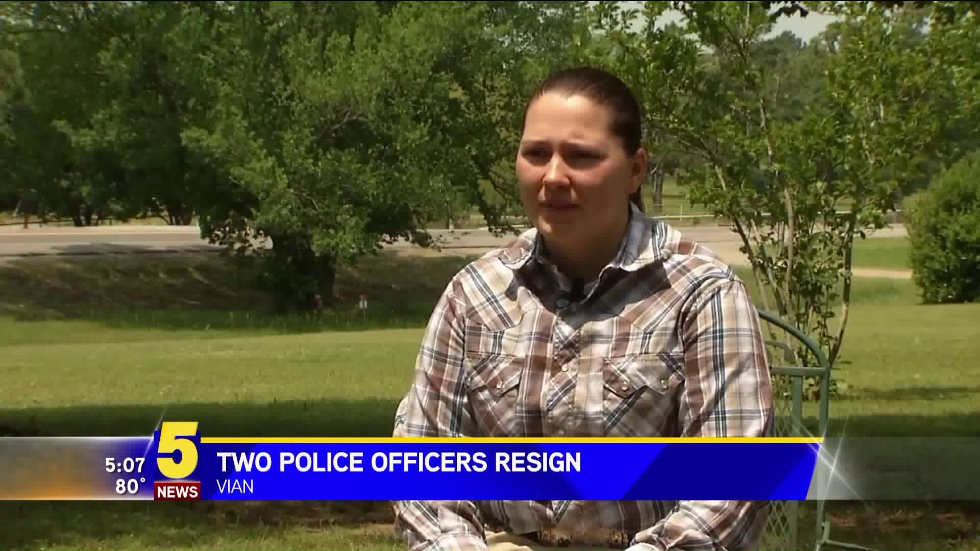 Two Police Officers Resign