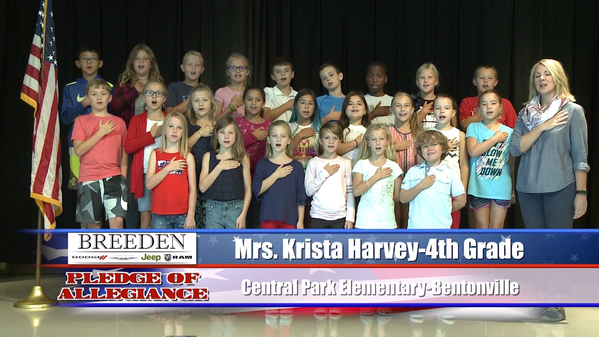 Mrs. Krista Harvey  4th Grade  Central Park Elementary  Bentonville