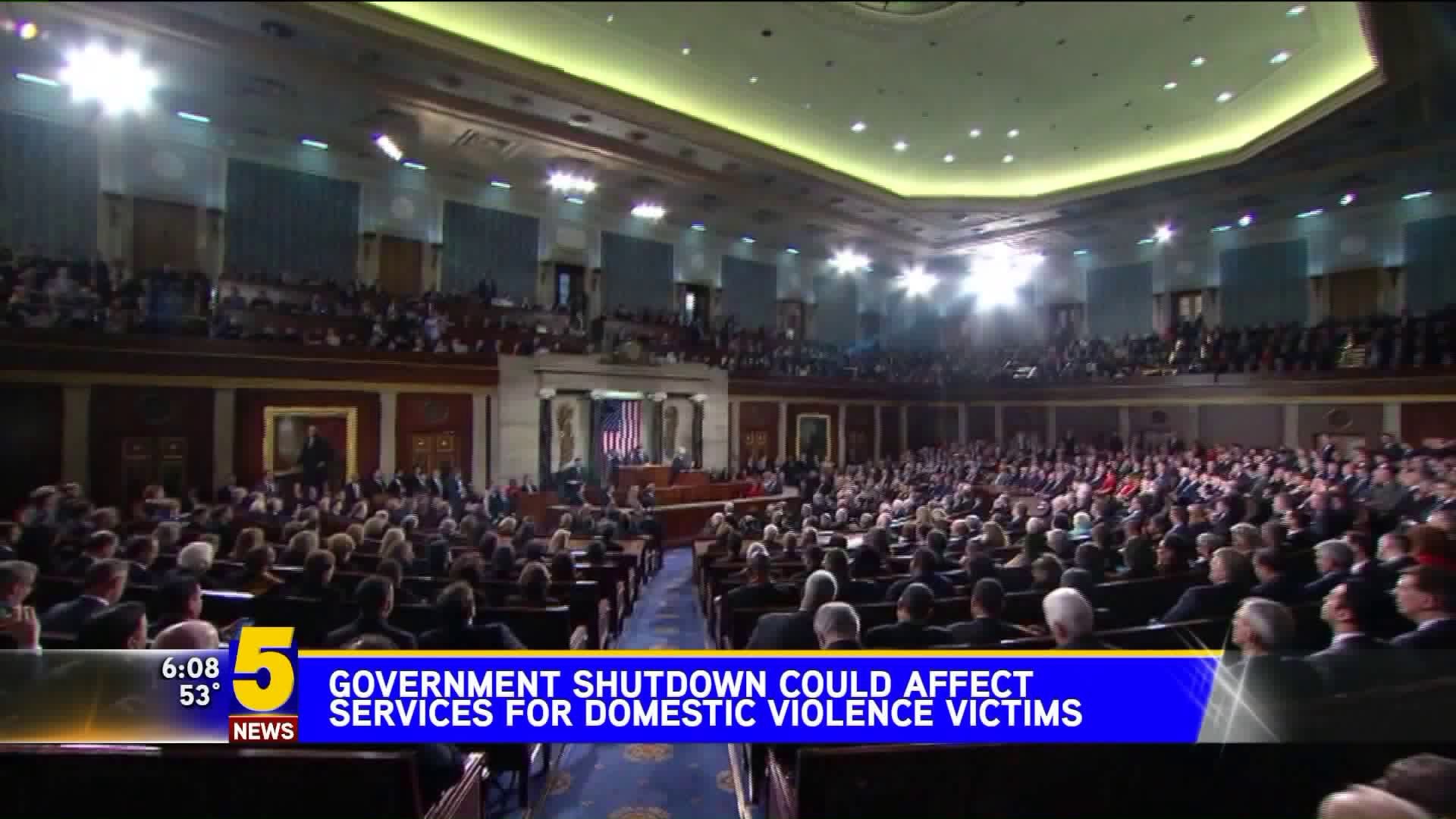 Government Shutdown Could Impact Services For Domestic Viiolence Victims