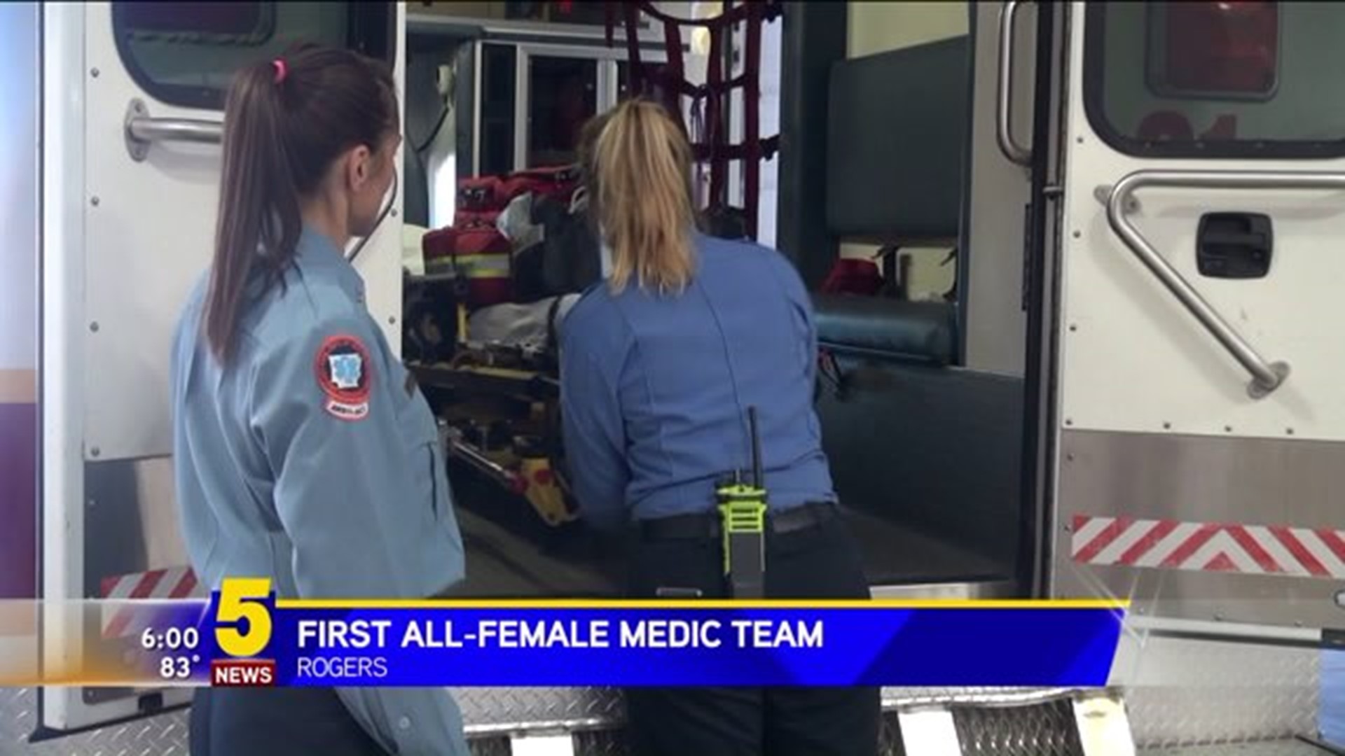 FIRST ALL-FEMALE MEDIC CREW