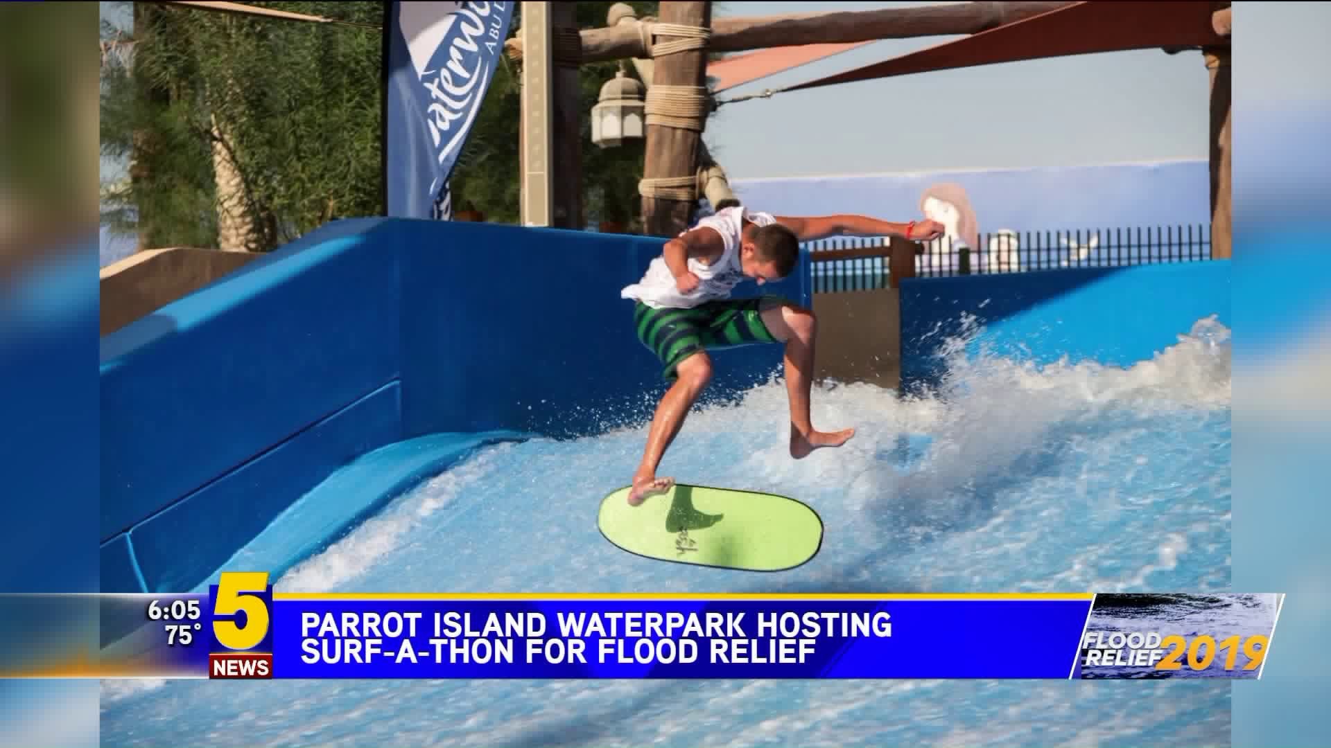 Parrot Island Hosting Surf-A-Thon for Flood Relief