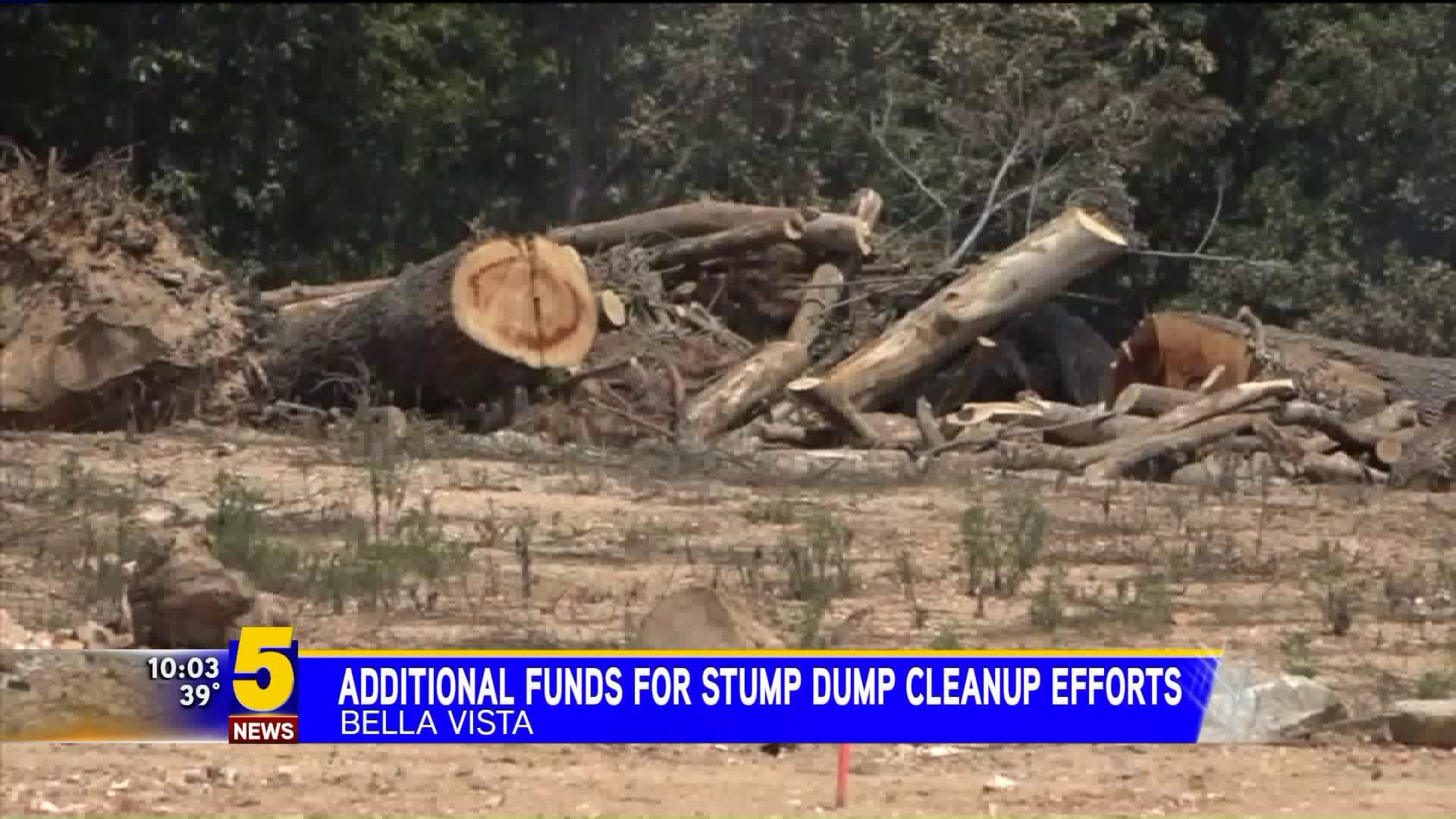Additional Finances For Stump Dump Cleanup Efforts