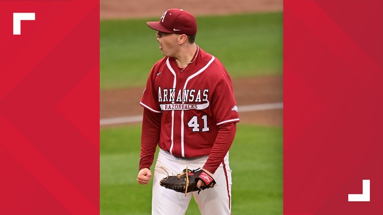 Razorbacks clinch series against Louisiana Tech 6-1 behind McEntire's complete game
