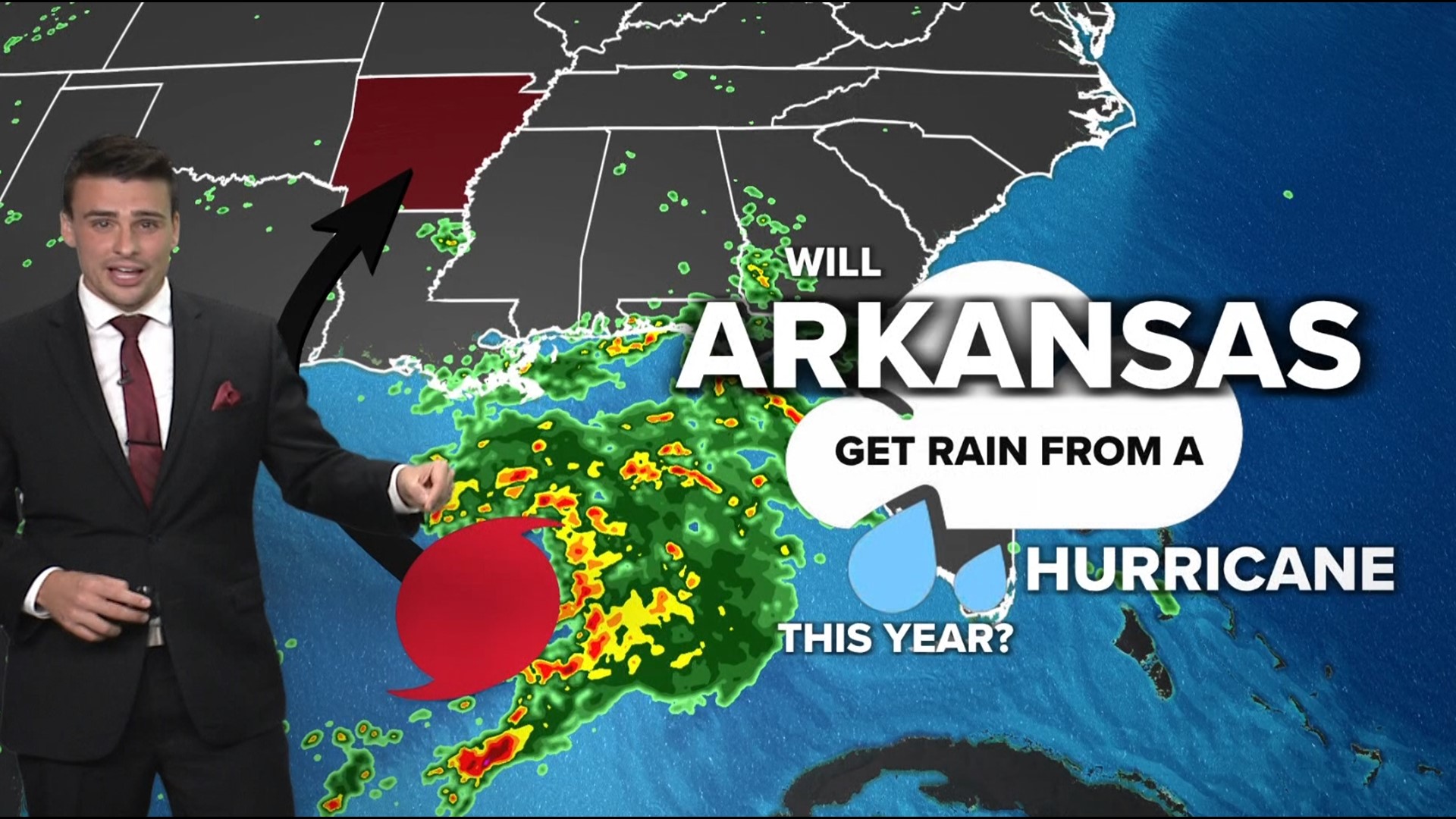 Most times storms hit and move too far to the east to bring much rain to Arkansas, but when they do it helps the local dry season. What are this summer's chances?