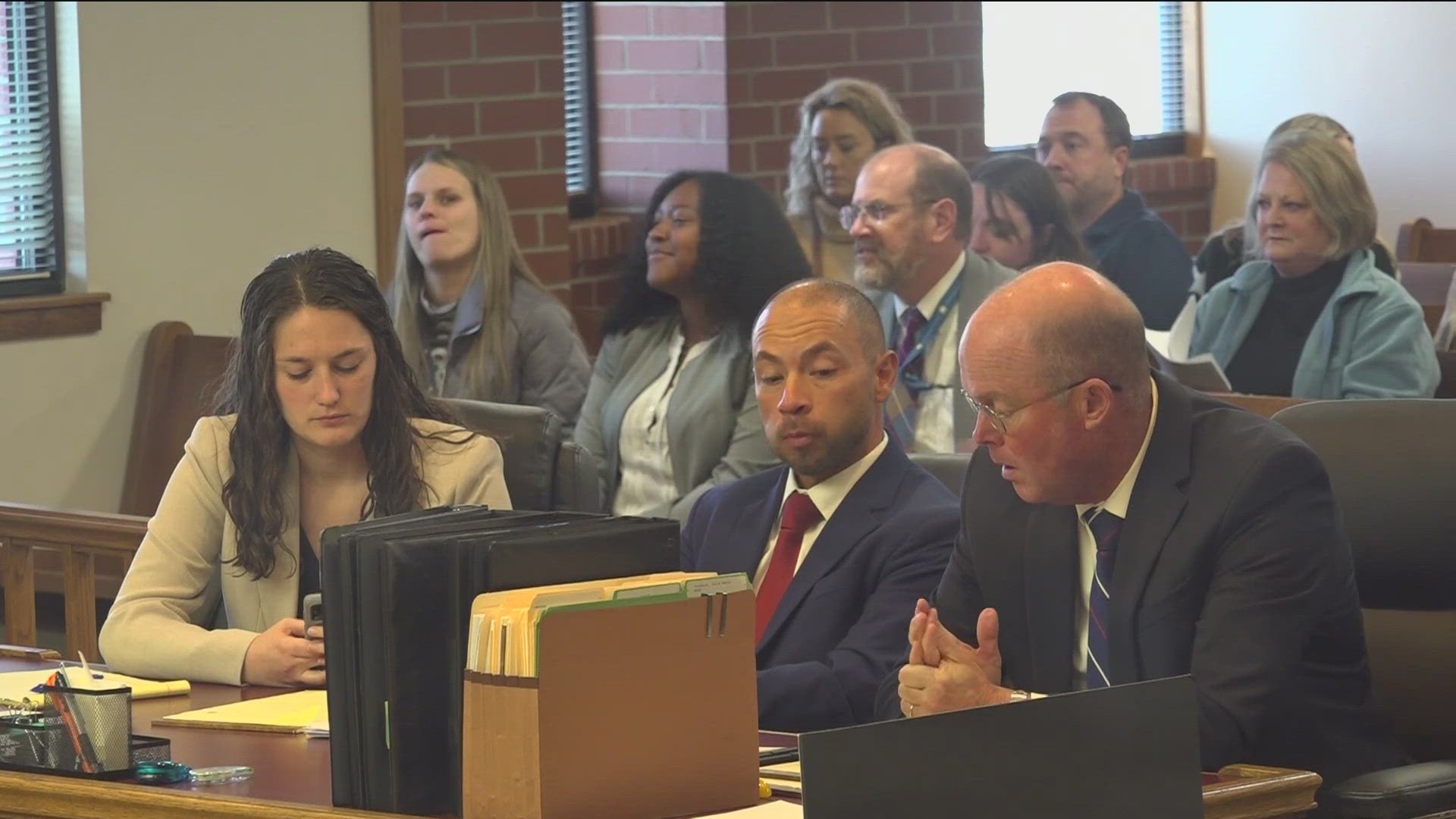 The jury heard testimony from witnesses, a medical examiner, and law enforcement personnel on the first day of the trial.