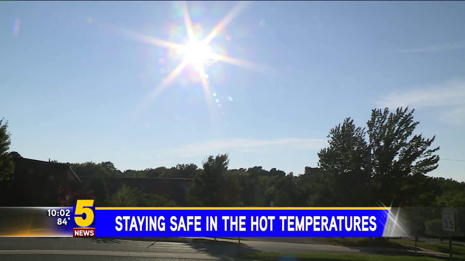 Staying Safe in the Hot Temperatures