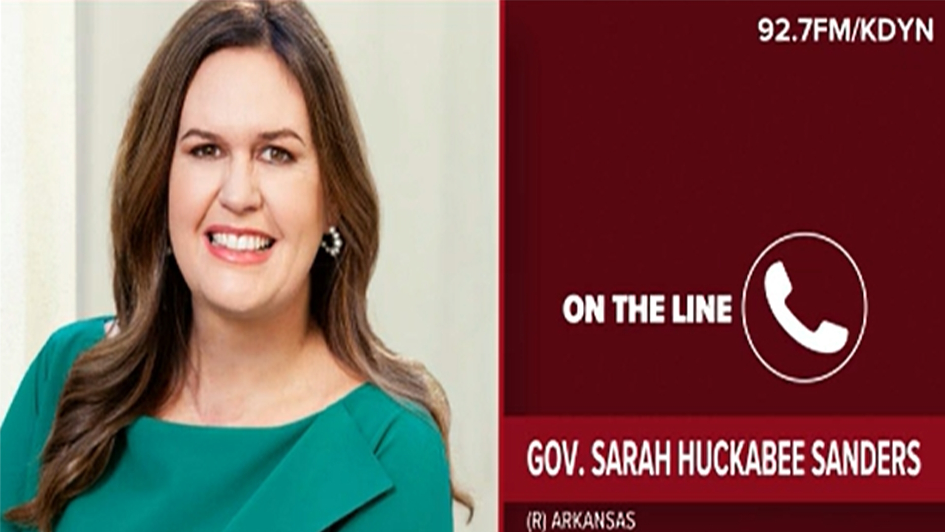 On Oct. 31, Arkansas Governor Sarah Sanders talked to 92.7 KDYN about plans for a prison in Franklin County.