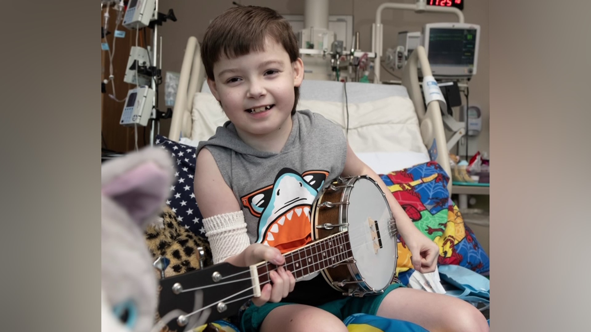 Skyler Belt spent nearly a year in the hospital awaiting a heart. Among his family, the city of Ozark supported him through the year and welcomed him with a parade.