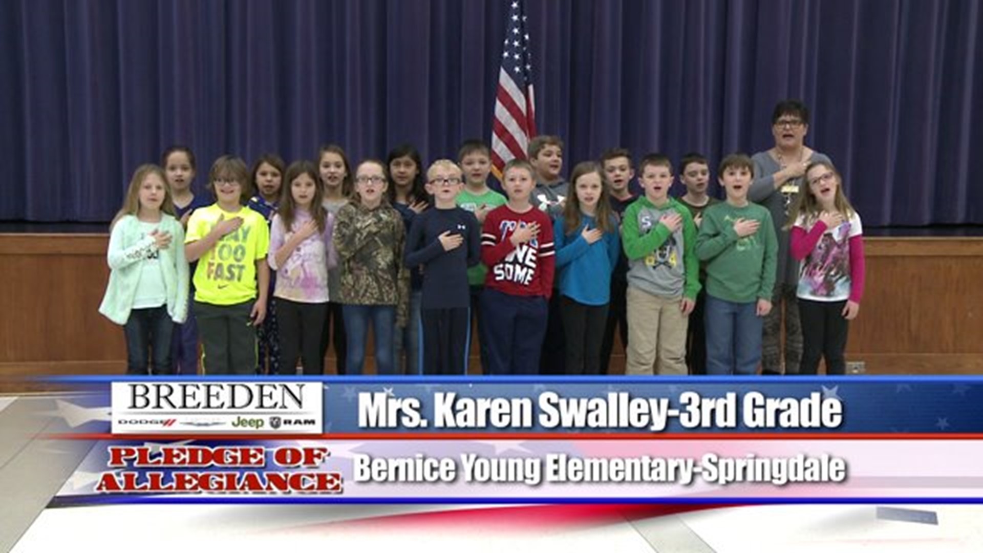 Bernice Young Elementary, Springdale Mrs. Karen Swalley 3rd Grade