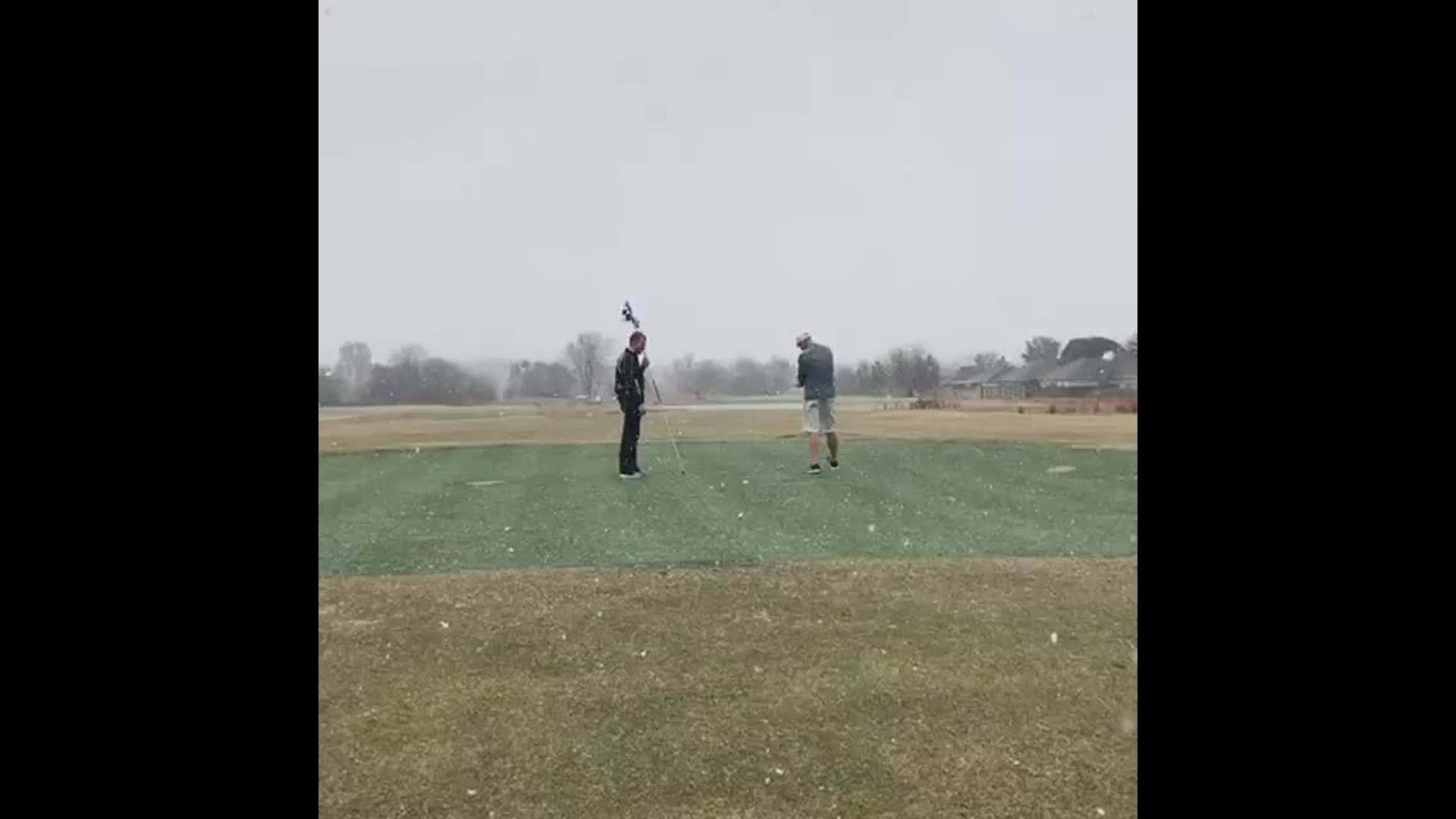 Golfing in the Snow
