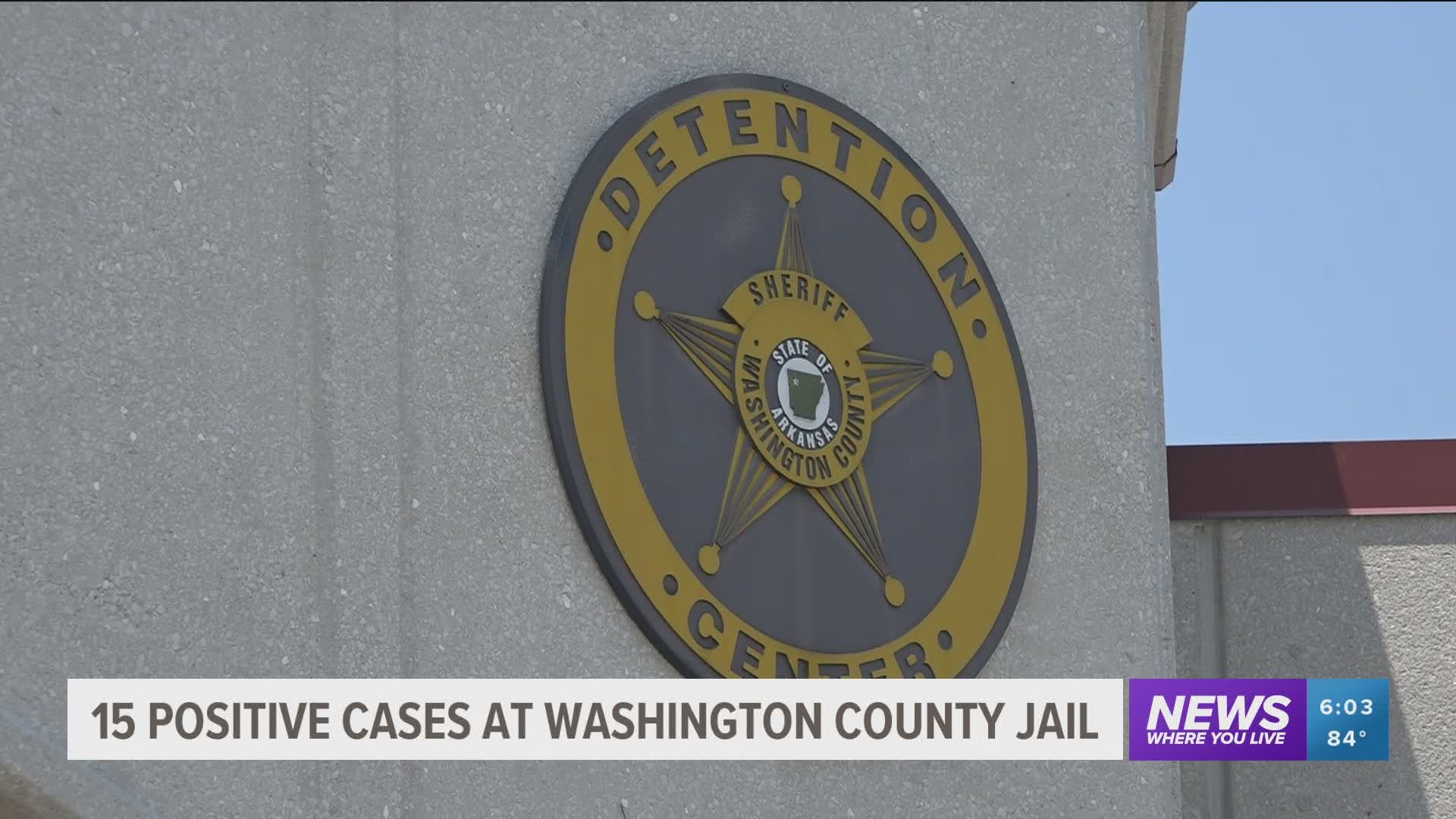 15 positive COVID-19 cases at Washington County Jail