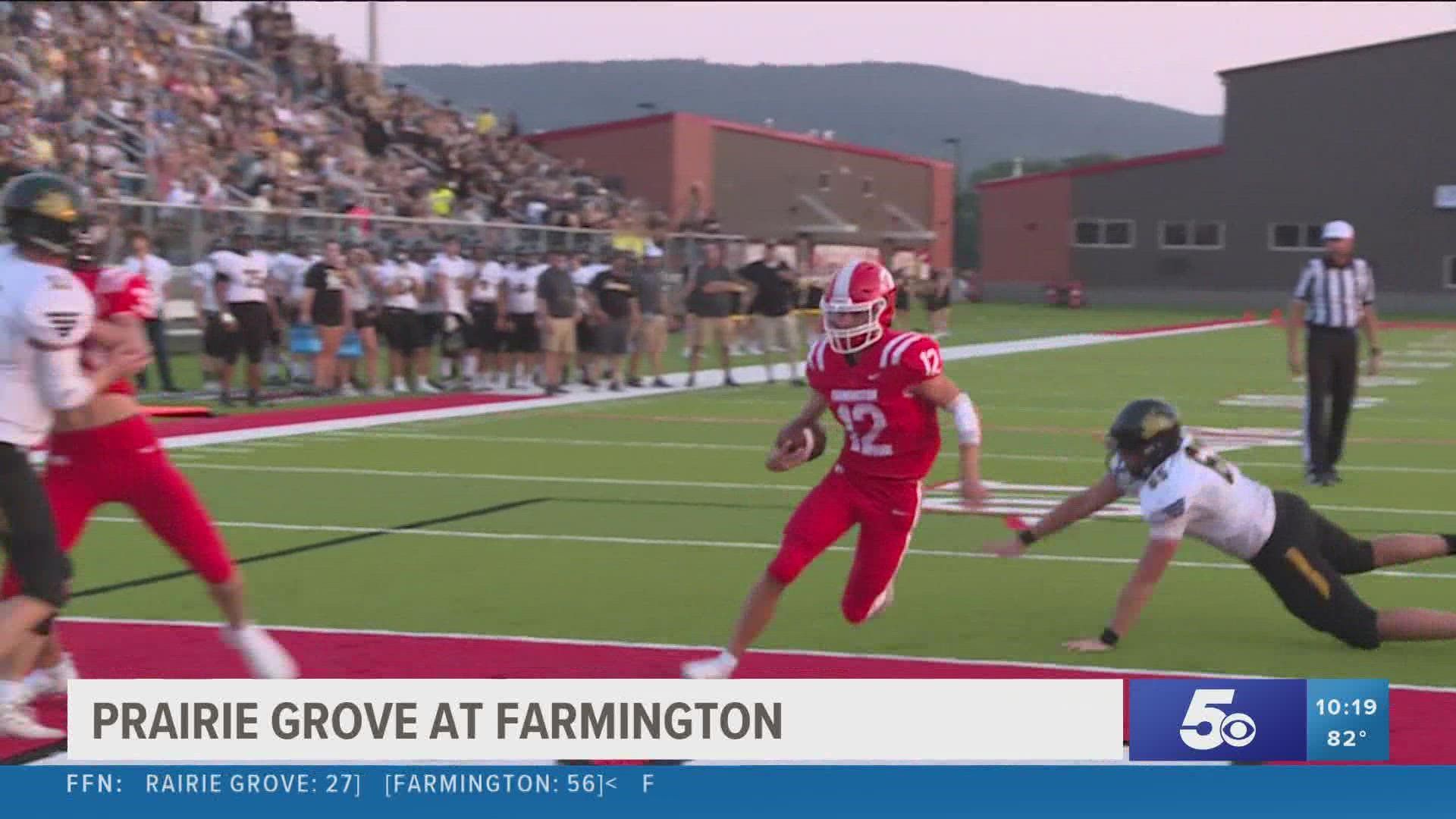 Farmington took home bragging rights in the Battle of Highway 62 game this year.
