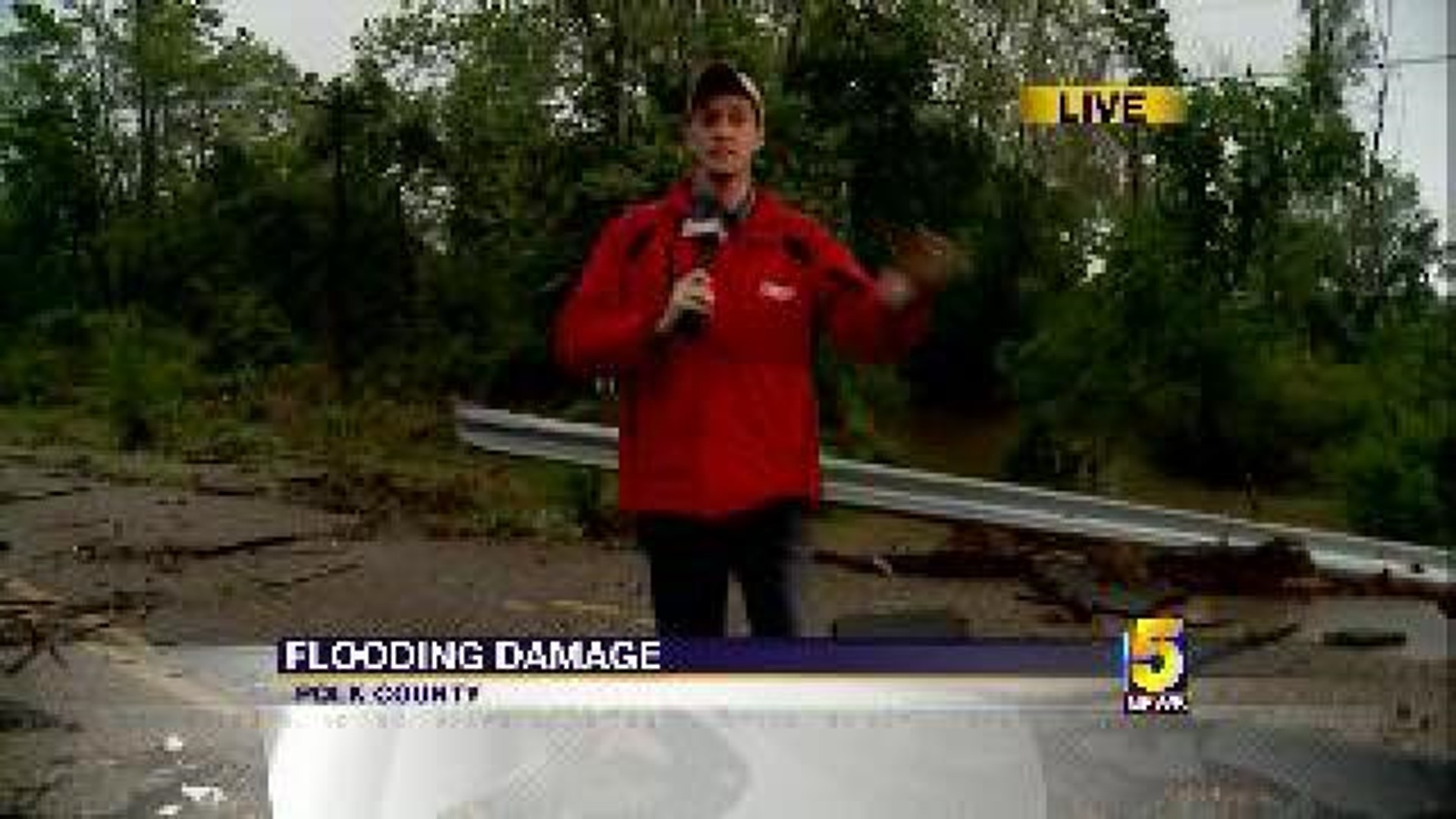 Flooding Damage in Polk County