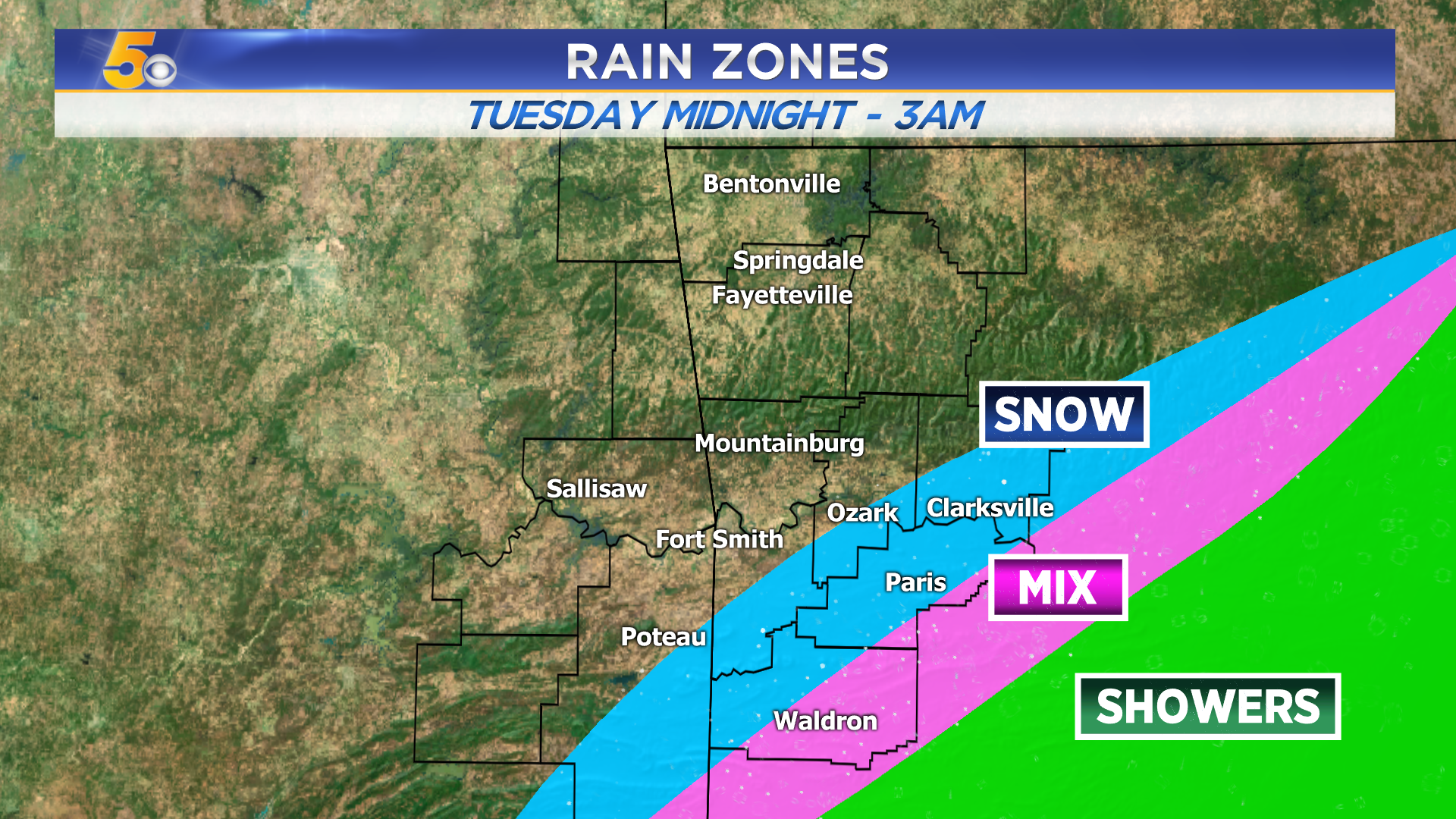 Cold Front Arrives Today: Windy, Colder, & Light Wintry Mix ...