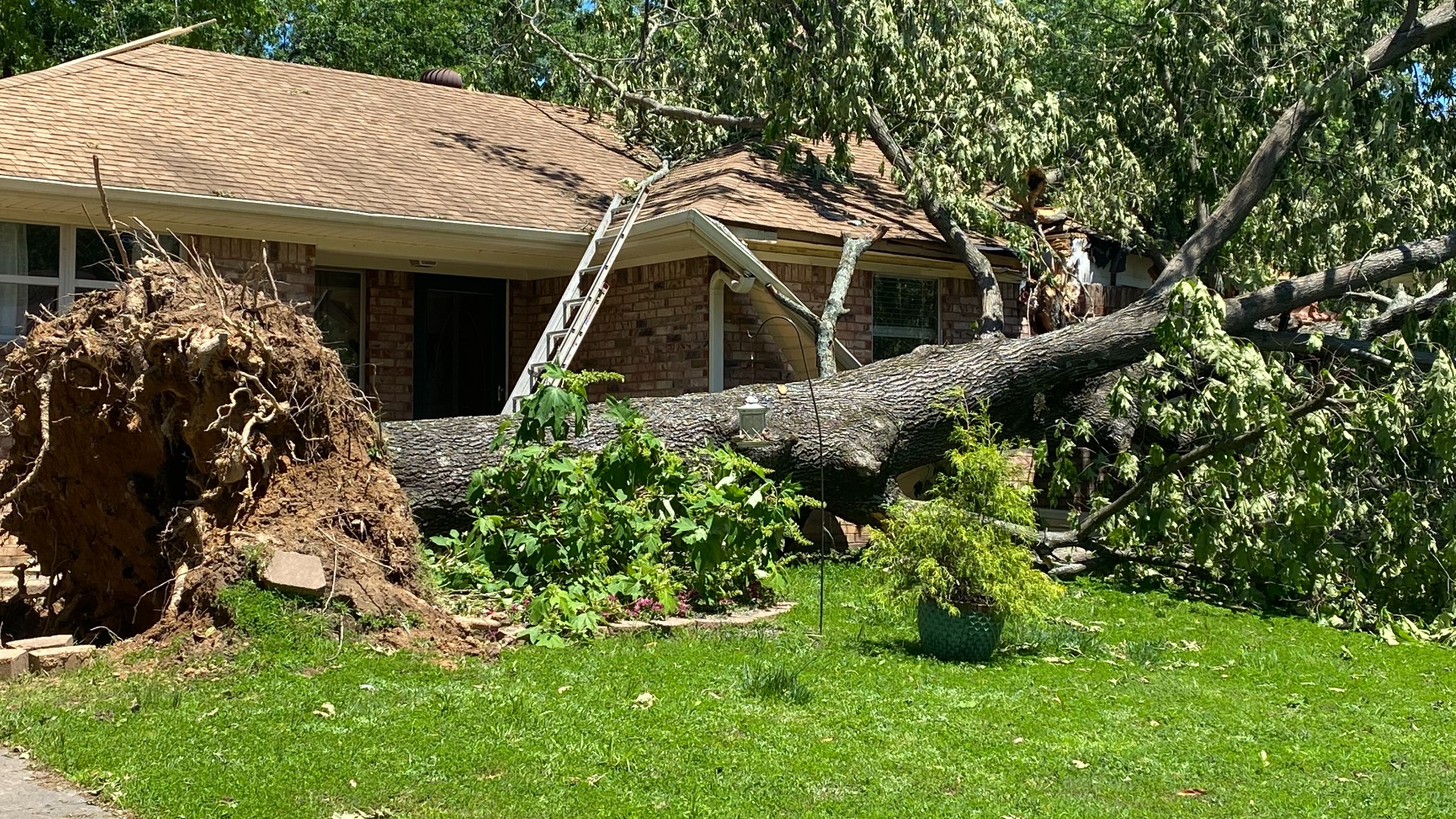 People living in Alma spent another day cleaning up from Monday night’s devastating storms.