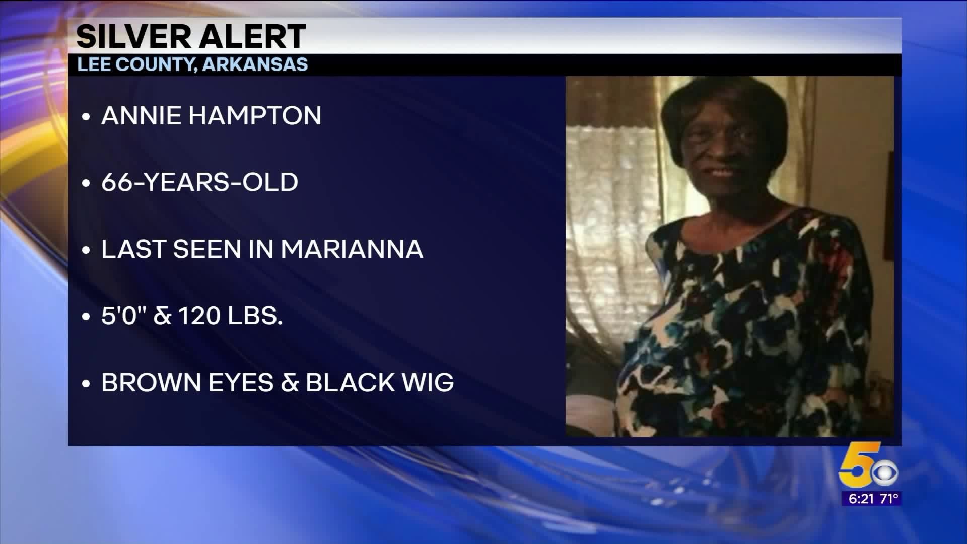 Silver Alert Issued For Marianna Woman