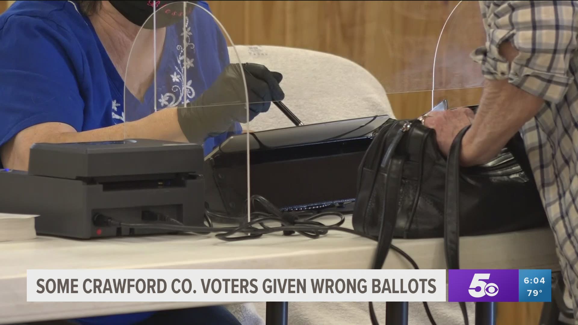 Some Crawford County voters were given the wrong ballot after a programming issue