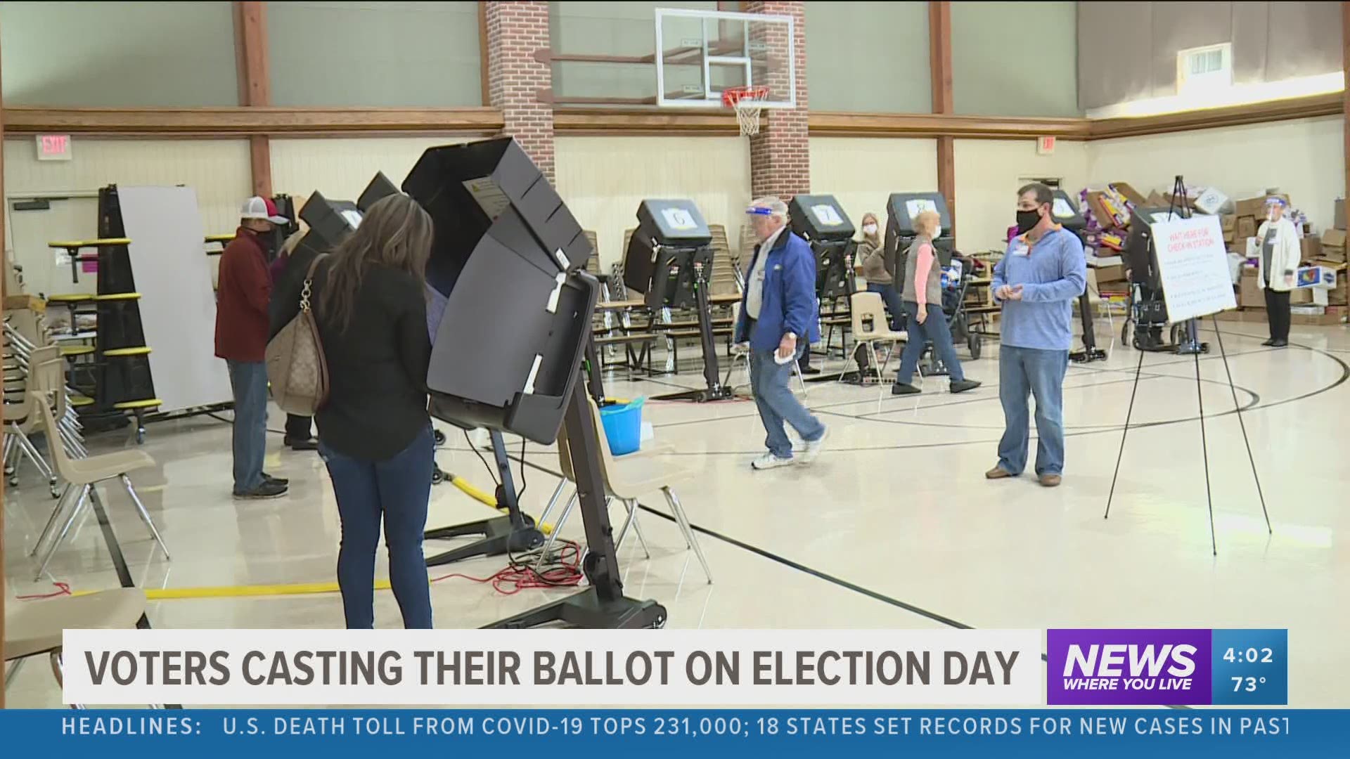 This morning when the polls opened at 7:30 multiple locations had lines out the door with people waiting to get in and vote.