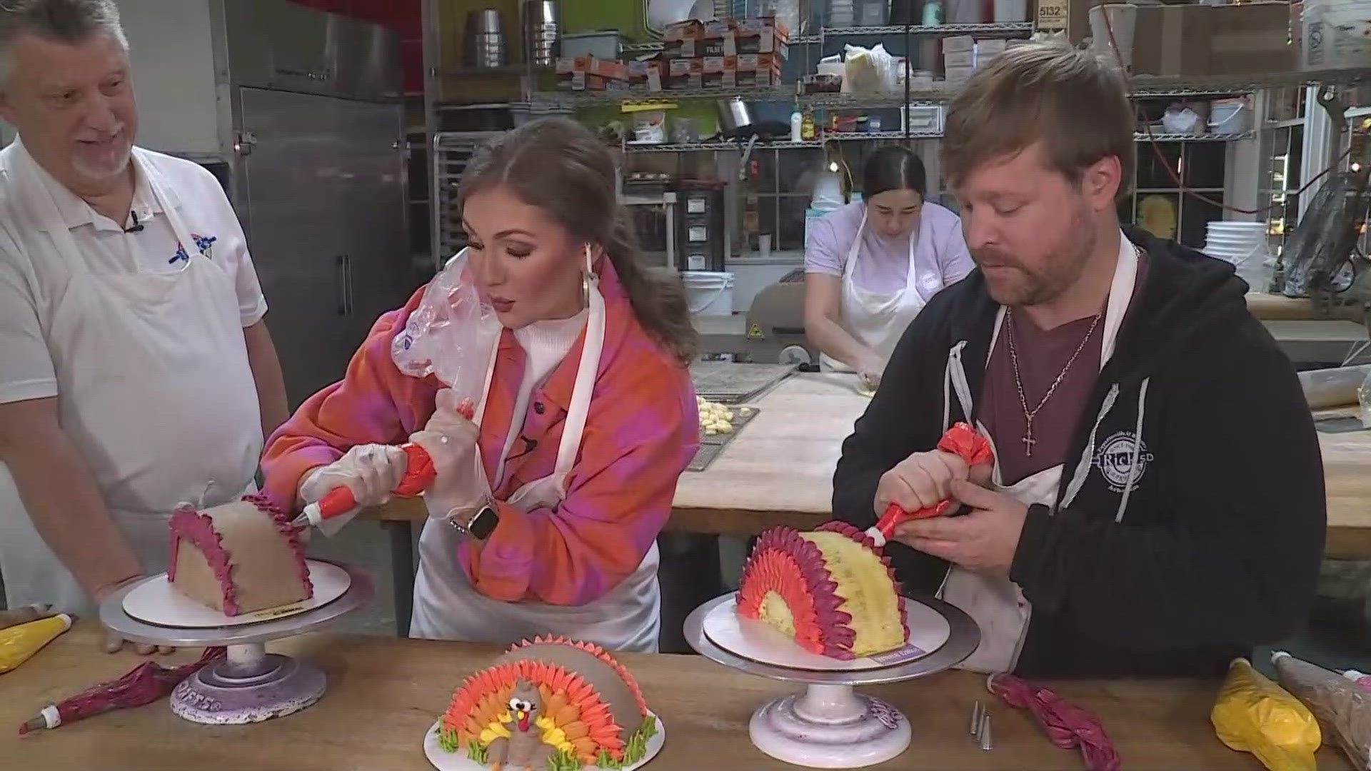 Rick said turkey cakes have become a tradition for his bakery.