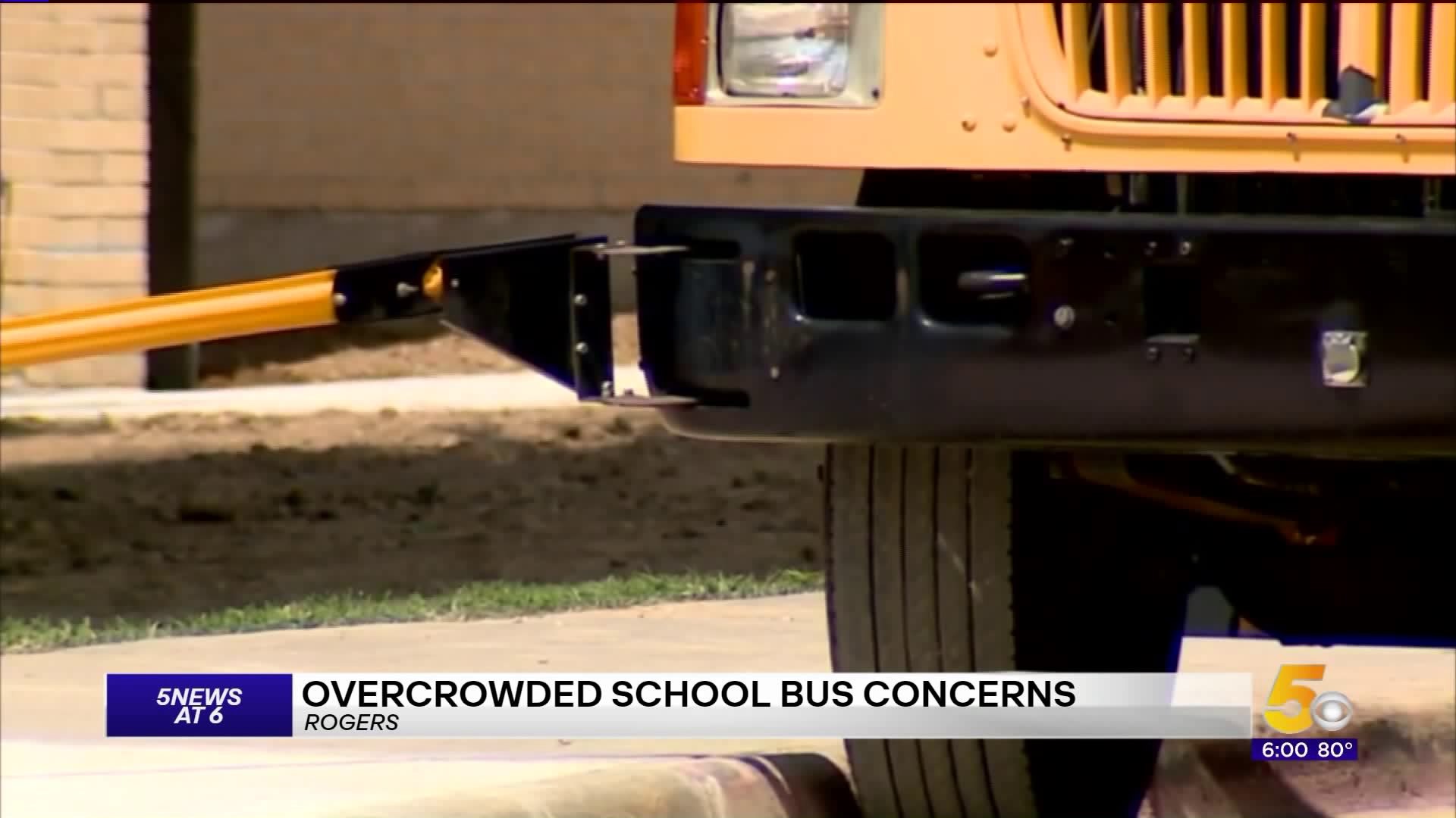 Overcrowded School Bus Concerns In Rogers