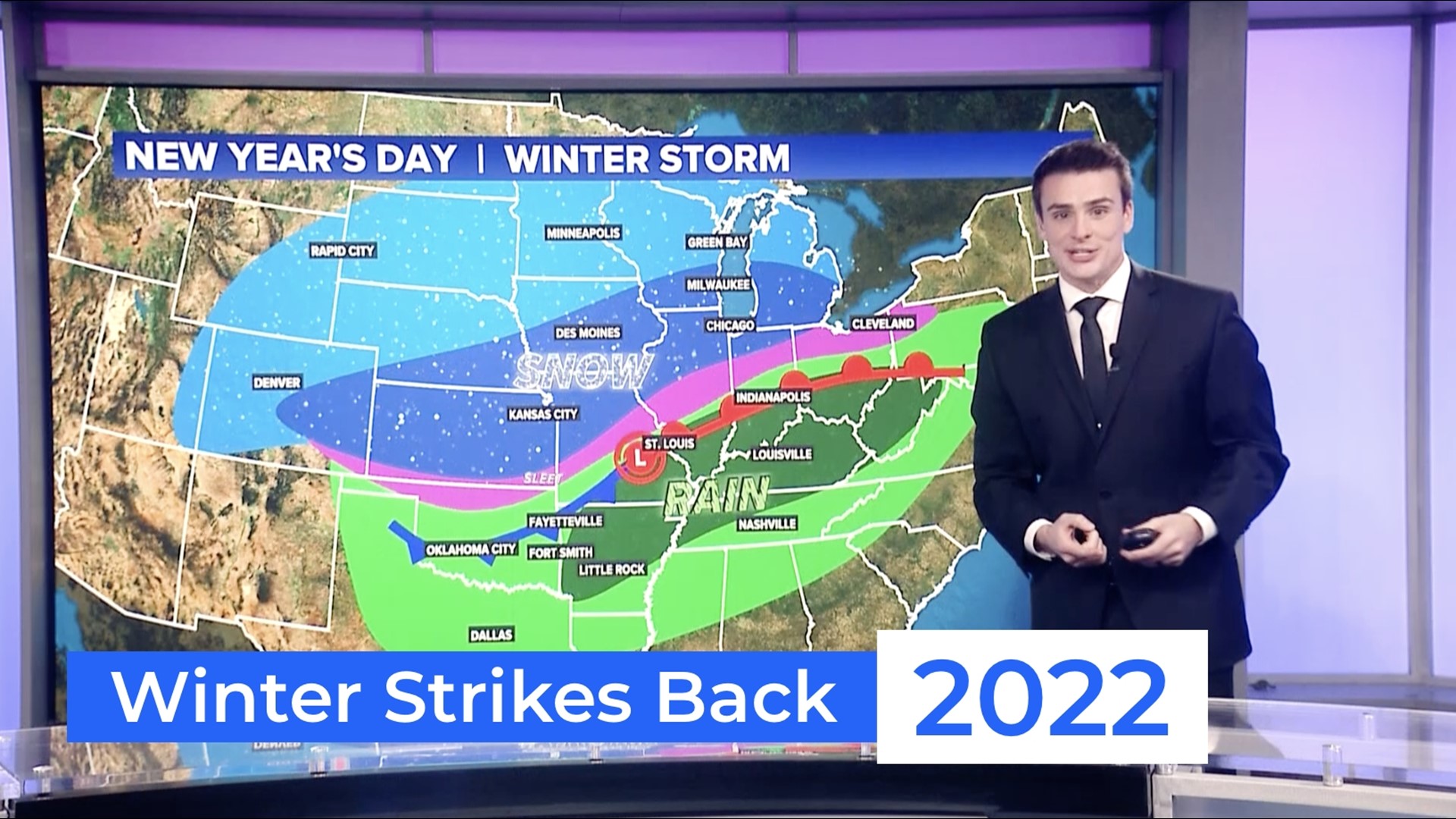 New Year S Day 22 Winter Storms To Hit The Central U S 5newsonline Com