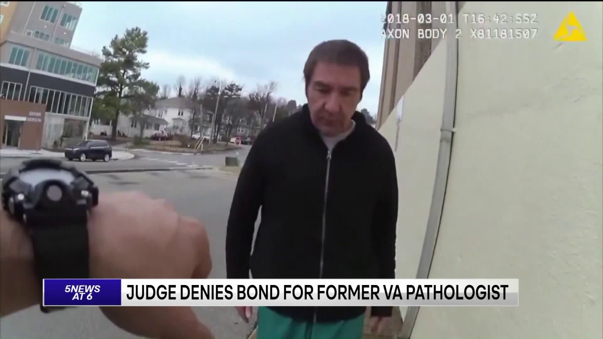 Former VA Pathologist Charged In Patient Deaths Denied Bond Or Release