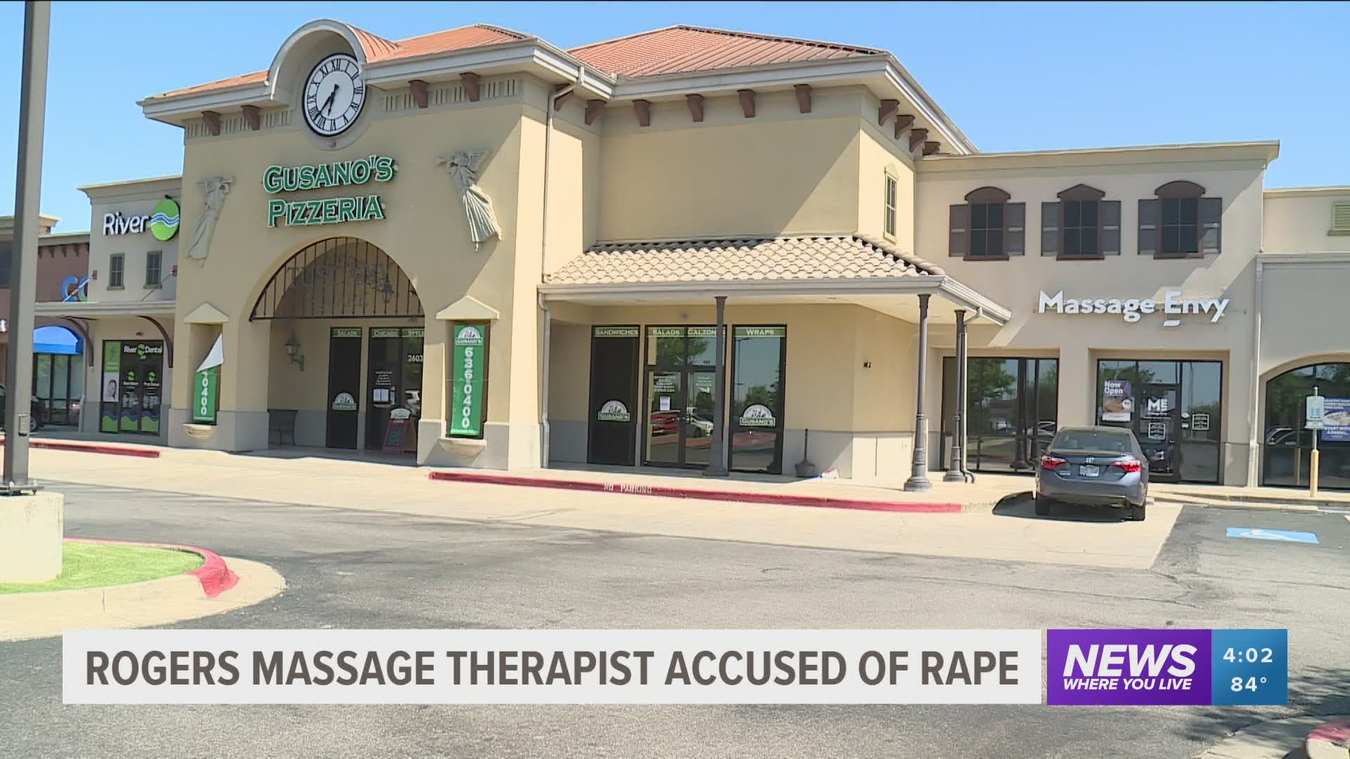 Rogers massage therapist accused of rape