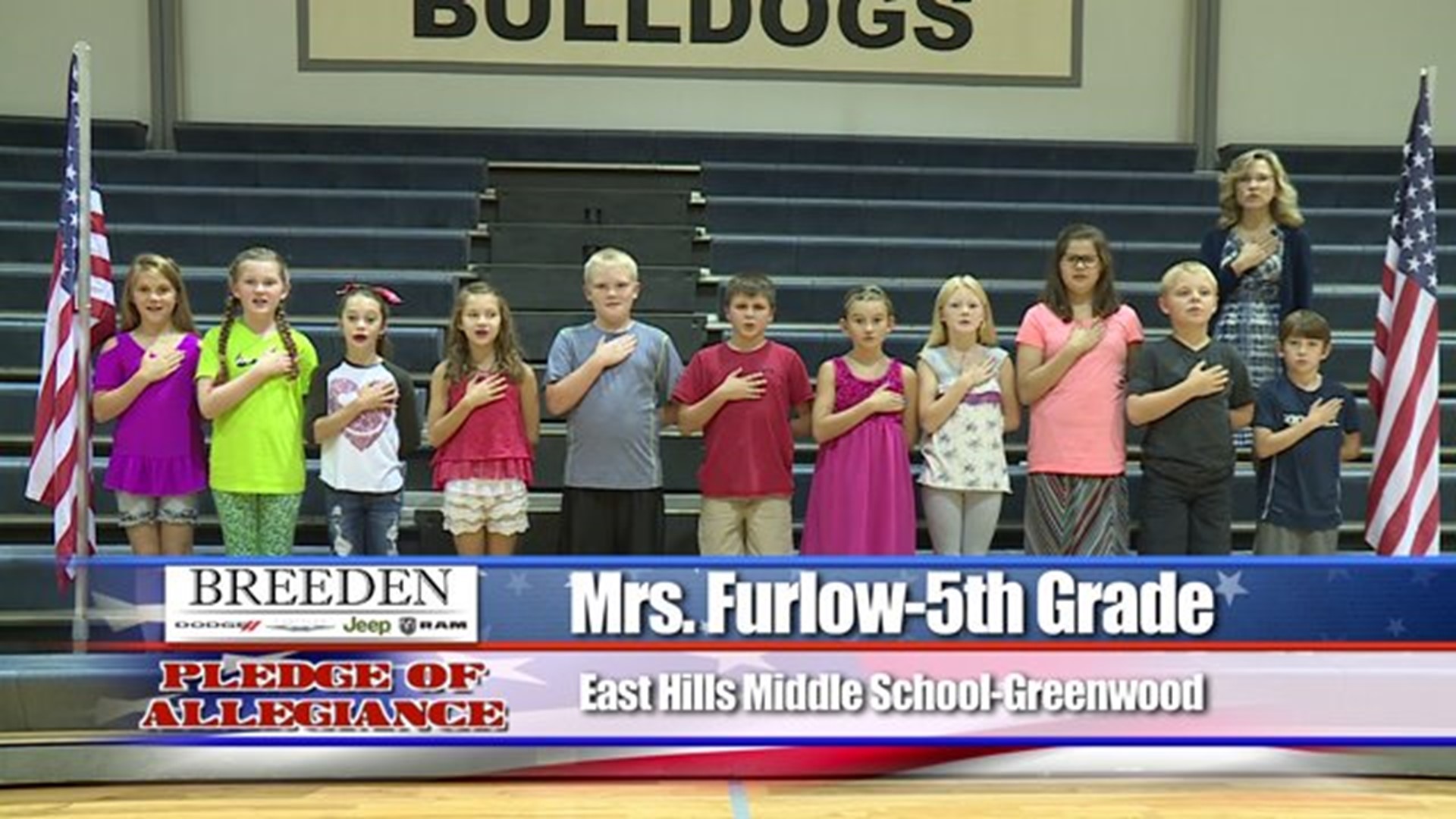 East Hills Middle School, Greenwood - Mrs. Furlow, 5th Grade