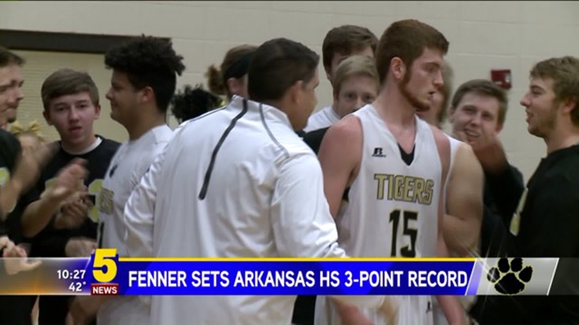 Fenner Sets State 3-Point Record