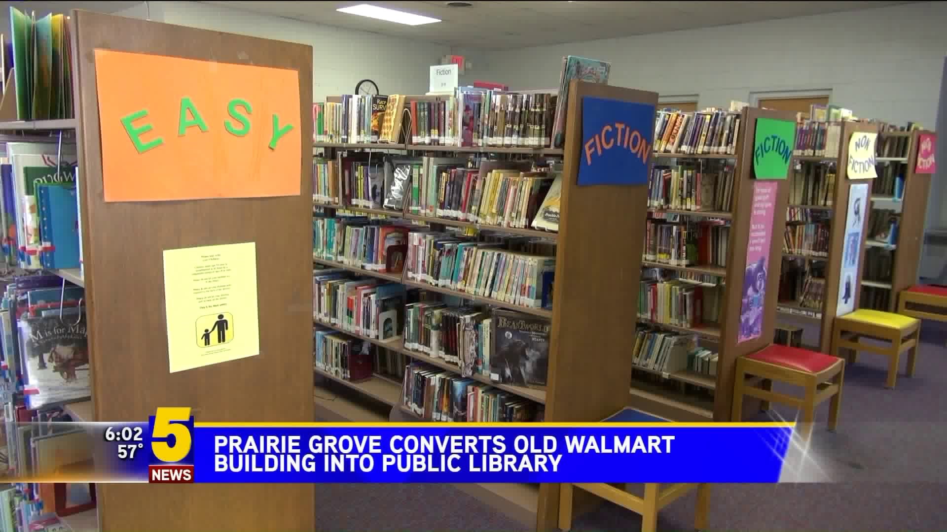 Former Walmart Turns Into Local Library