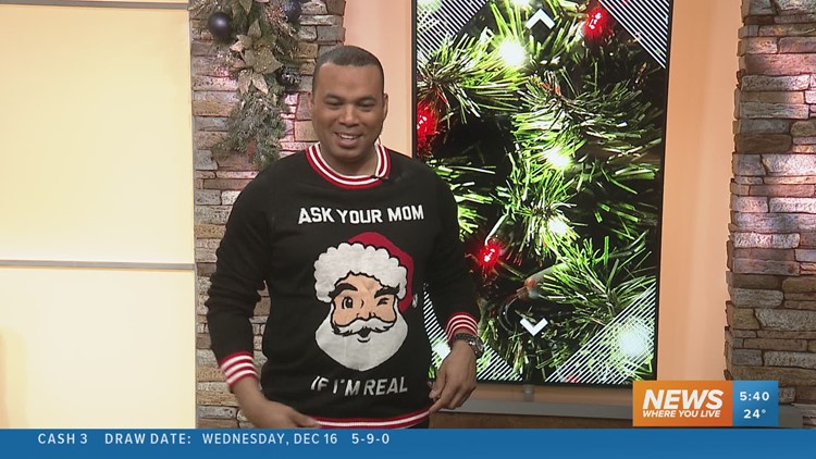 Ruben's reveal: 5NEWS Ugly Christmas Sweater Contest