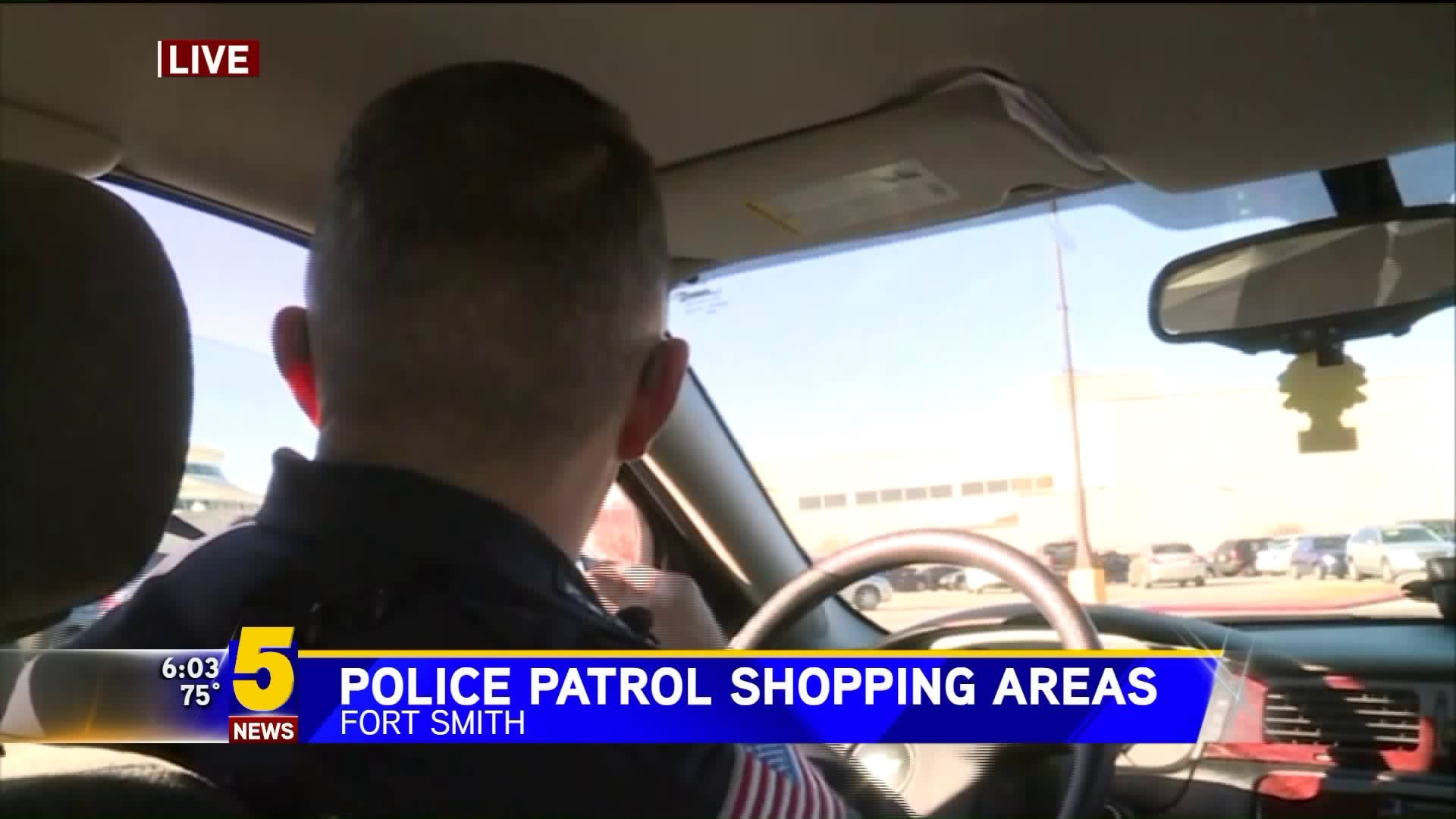 Police Patrol Shopping Areas