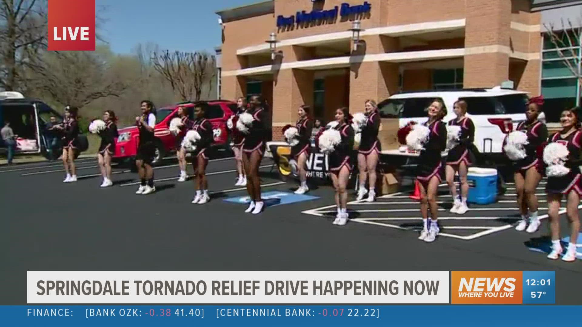 5NEWS, First National Bank and iHeartRadio have partnered with the Red Cross to host a Tornado Relief Drive.