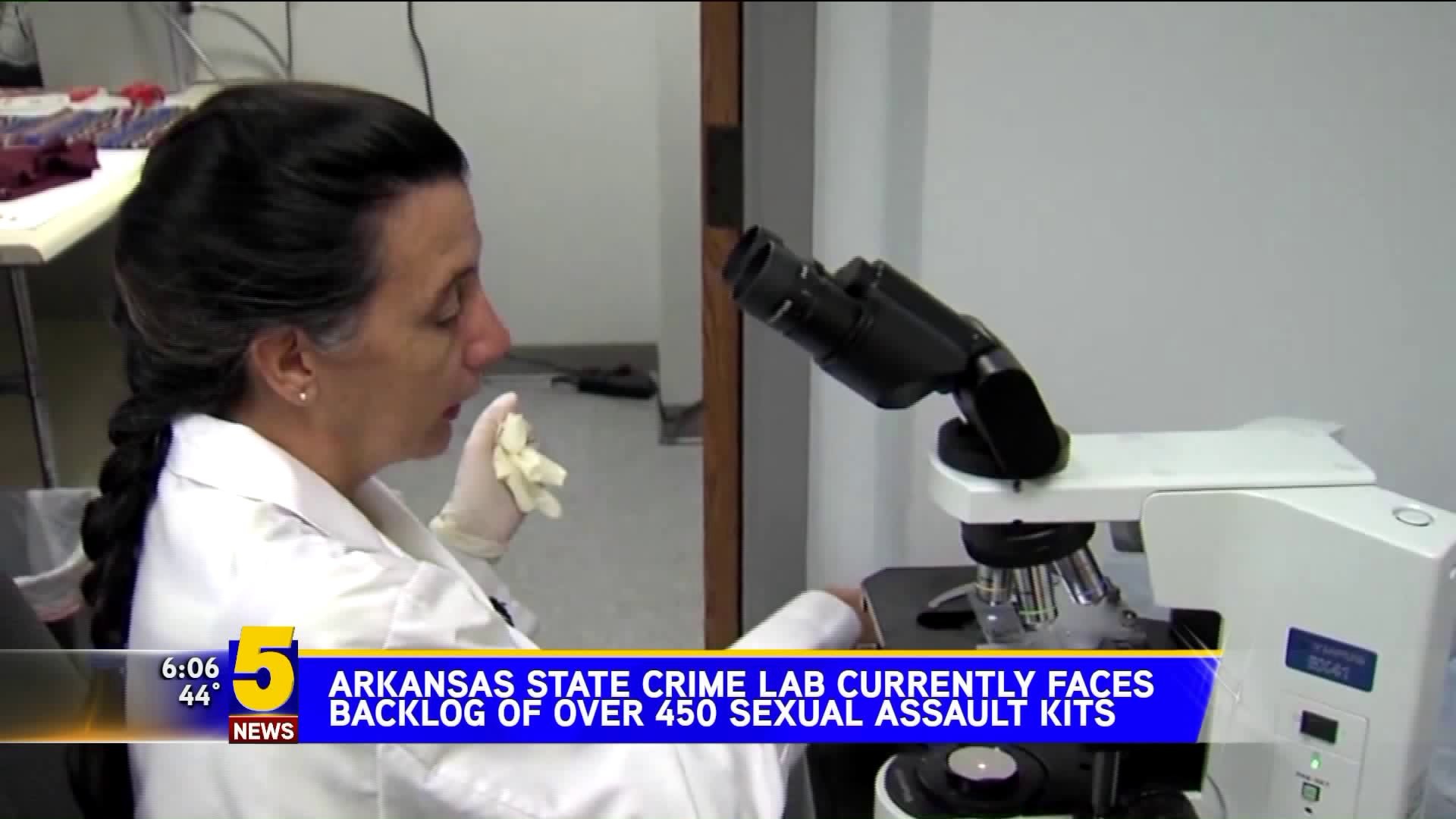 Arkansas State Crime Lab Currently Facing Backlog Of Sexual Assault Kits