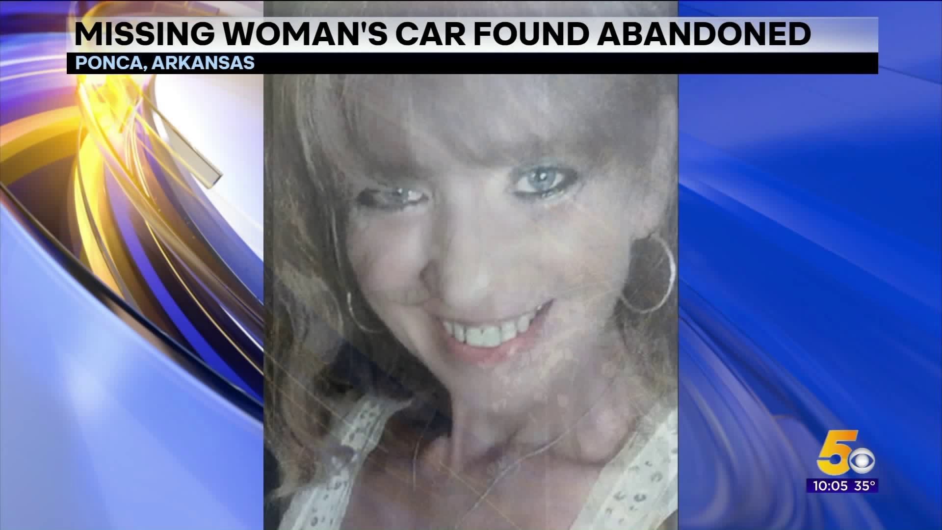 Missing Kansas Woman`s Car Found Abandoned In Arkansas