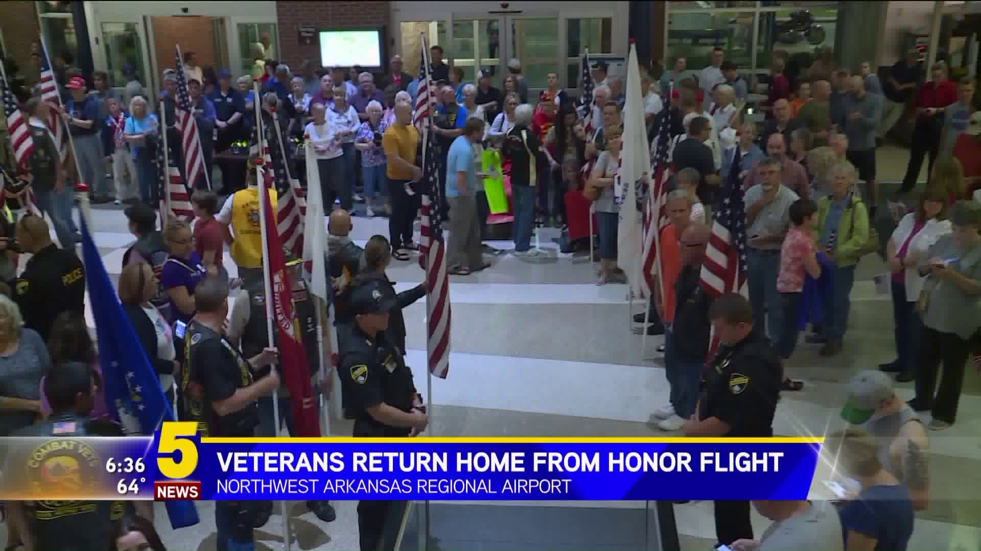 Veterans Return Home From Honor Flight