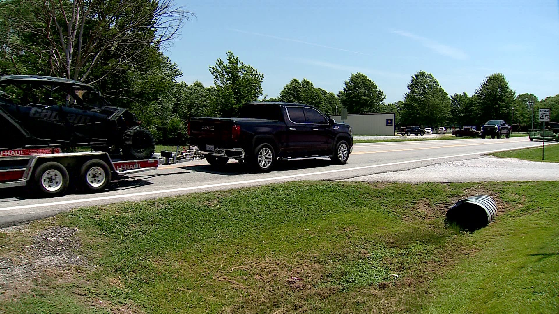 After a man died after a motorcycle crash in Elkins, police have arrested a man they believe was involved in the hit-and-run.