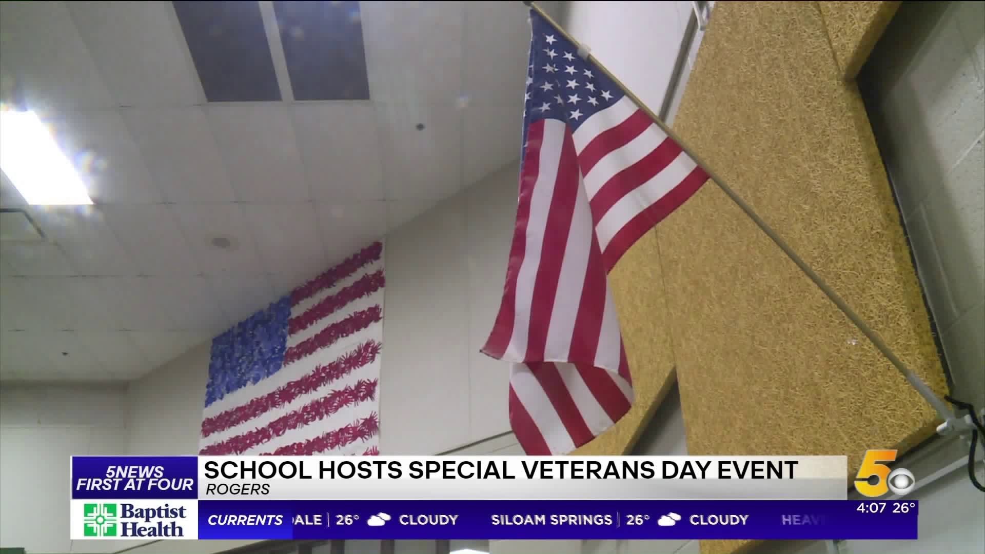 Rogers School Hosts Veterans Day Event