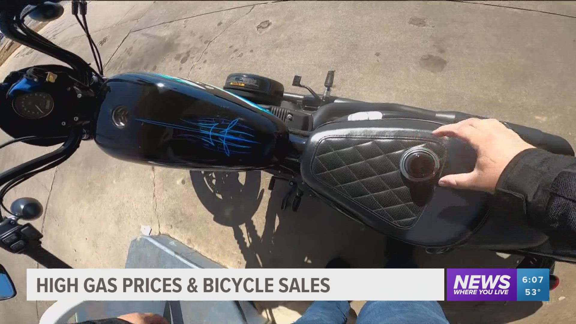 With gas prices on the rise, some locals are finding alternate modes of transportation, like electric bikes, to save money.