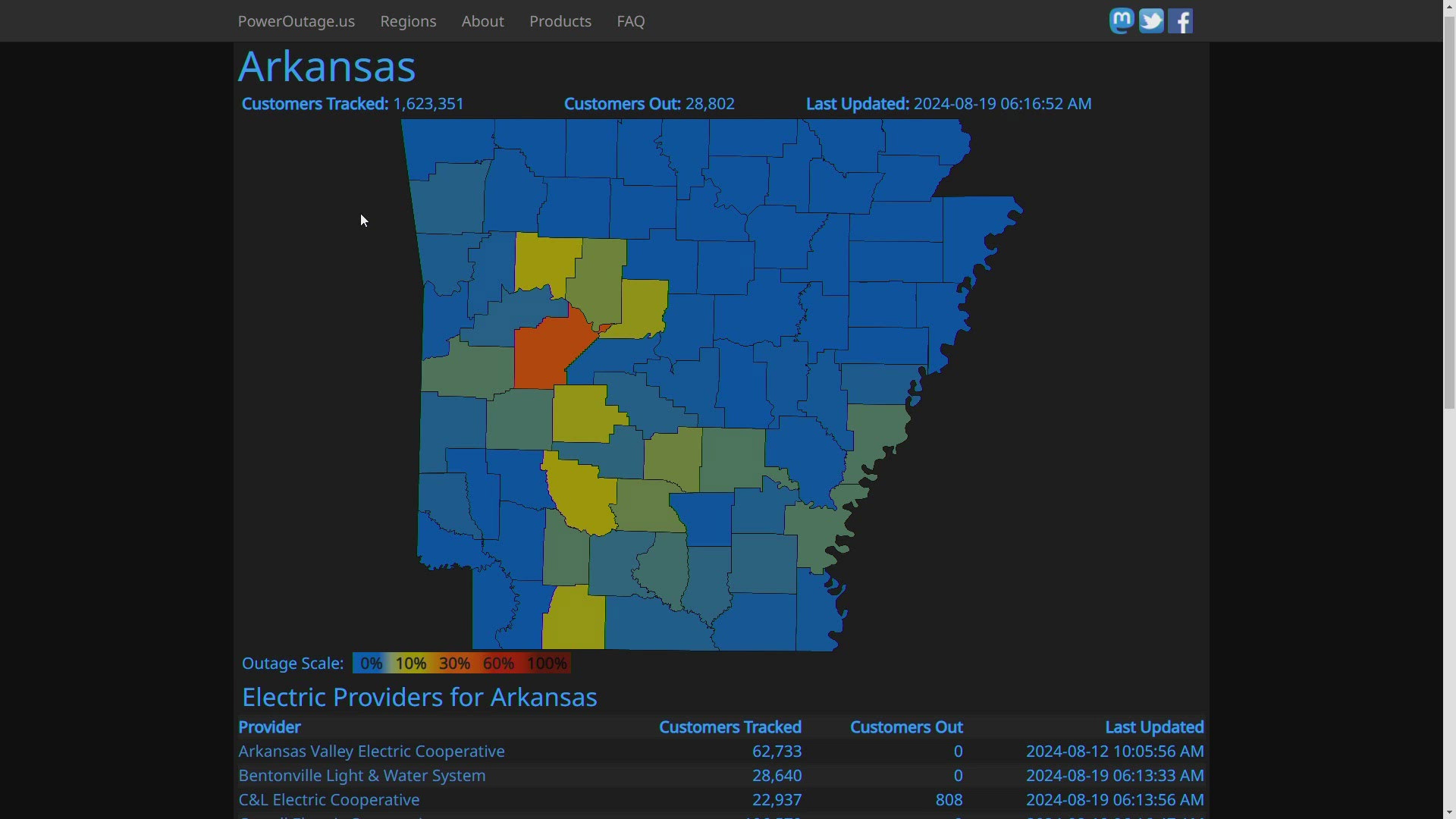 Right when power was nearly restored after Friday night storms, another round of storms took the power out once again.