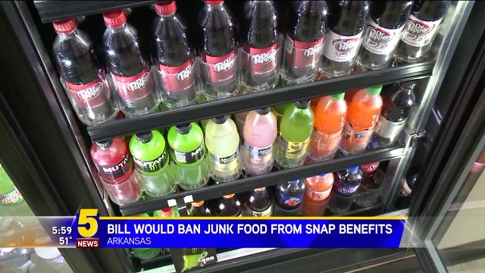 BILL WOULD BAN JUNK FOOD FROM BEING BOUGHT WITH SNAP BENEFITS