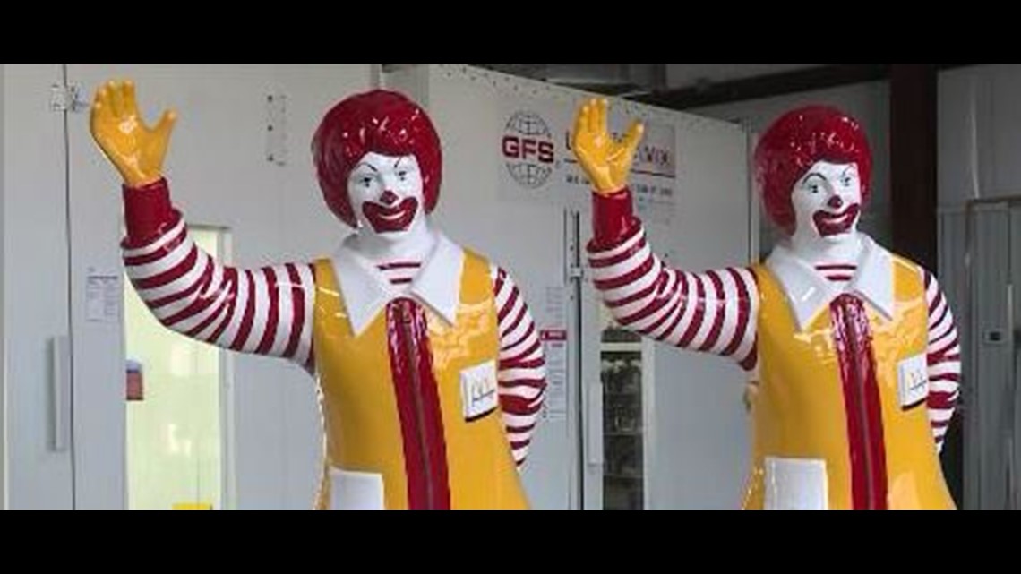 Decades Old Ronald Mcdonald Statues Get Makeovers